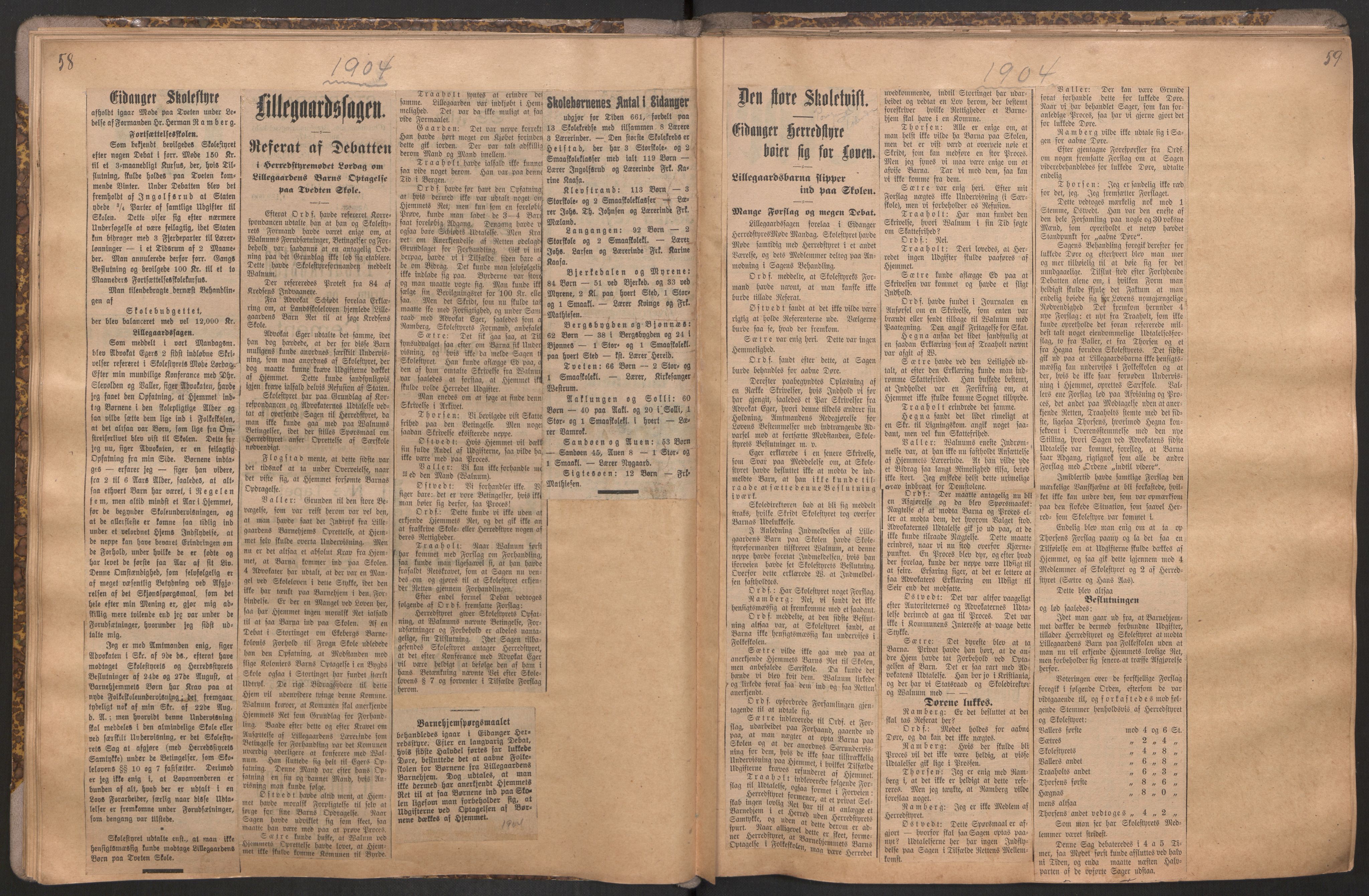 Norsk Misjon Blant Hjemløse, RA/PA-0793/F/Fv/L0534: Utklipp, 1897-1919, s. 58-59