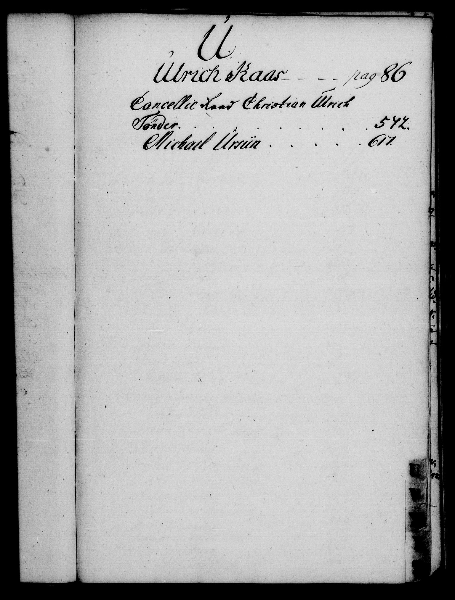 Rentekammeret, Kammerkanselliet, AV/RA-EA-3111/G/Gg/Gge/L0002: Norsk bestallingsprotokoll med register (merket RK 53.26), 1730-1744