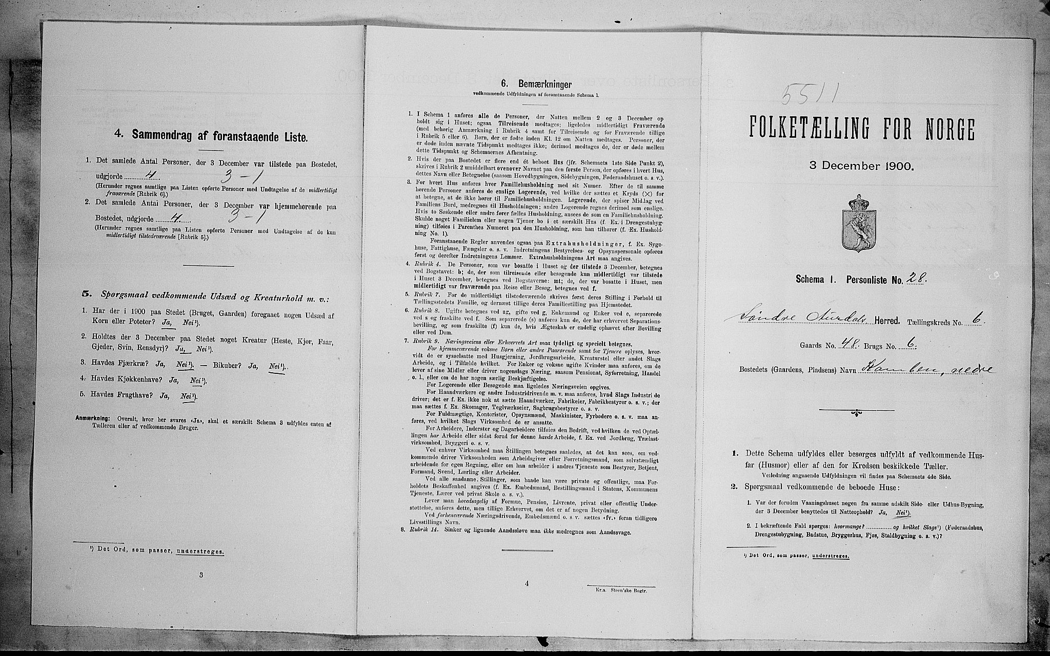SAH, Folketelling 1900 for 0540 Sør-Aurdal herred, 1900, s. 712