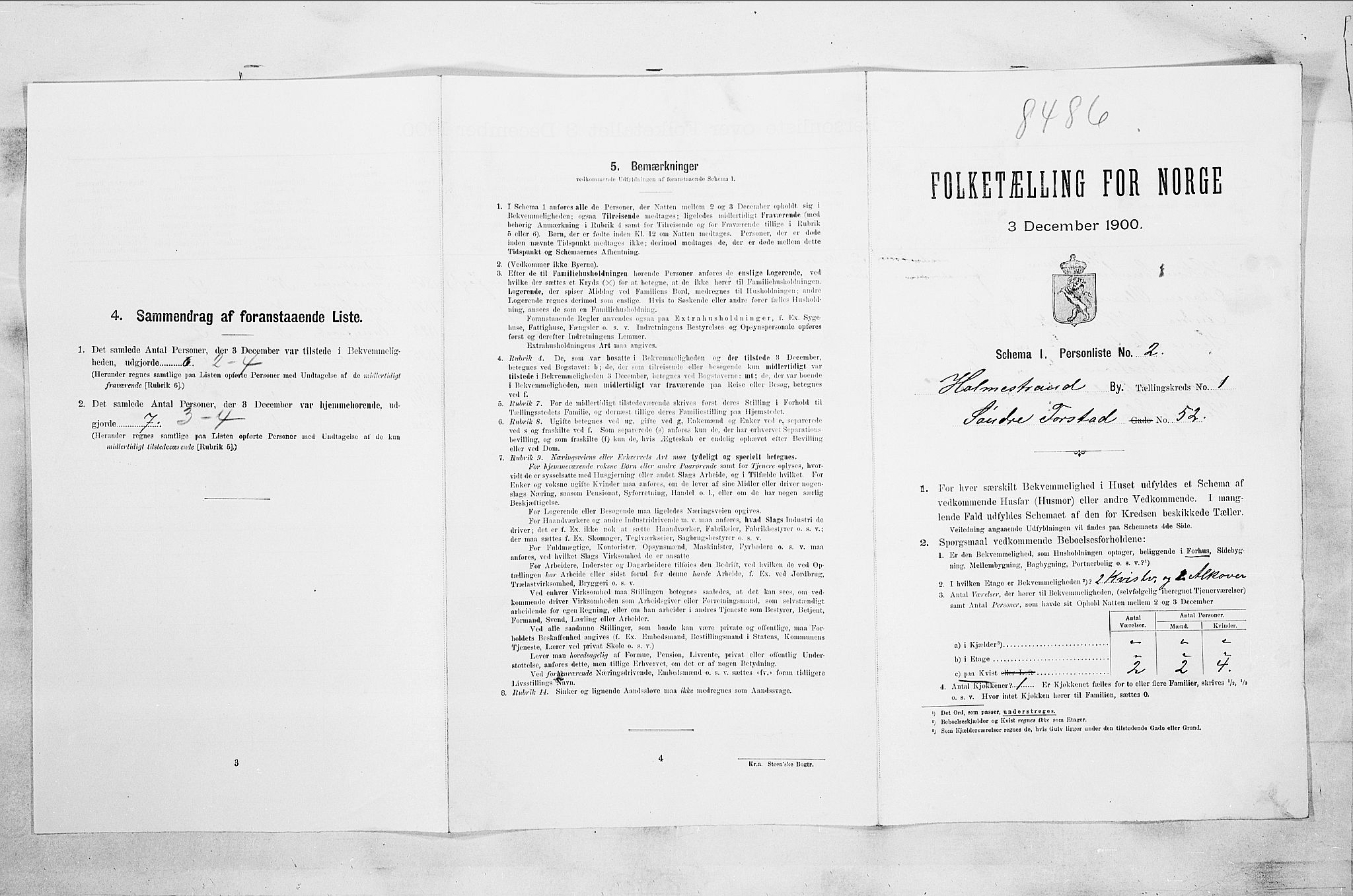 RA, Folketelling 1900 for 0702 Holmestrand kjøpstad, 1900, s. 391