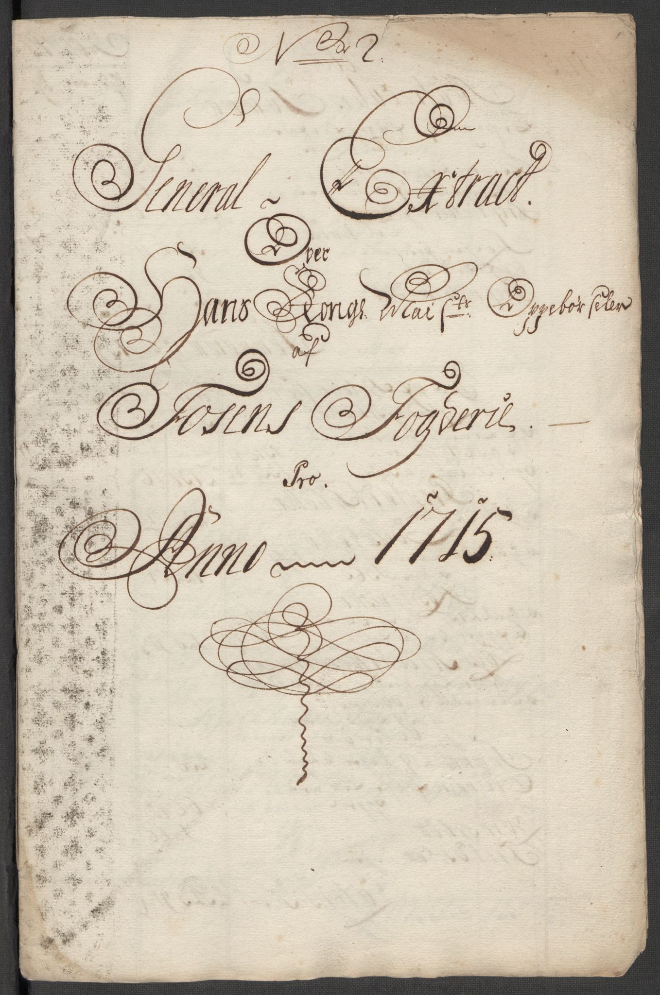 Rentekammeret inntil 1814, Reviderte regnskaper, Fogderegnskap, RA/EA-4092/R57/L3863: Fogderegnskap Fosen, 1715, s. 14