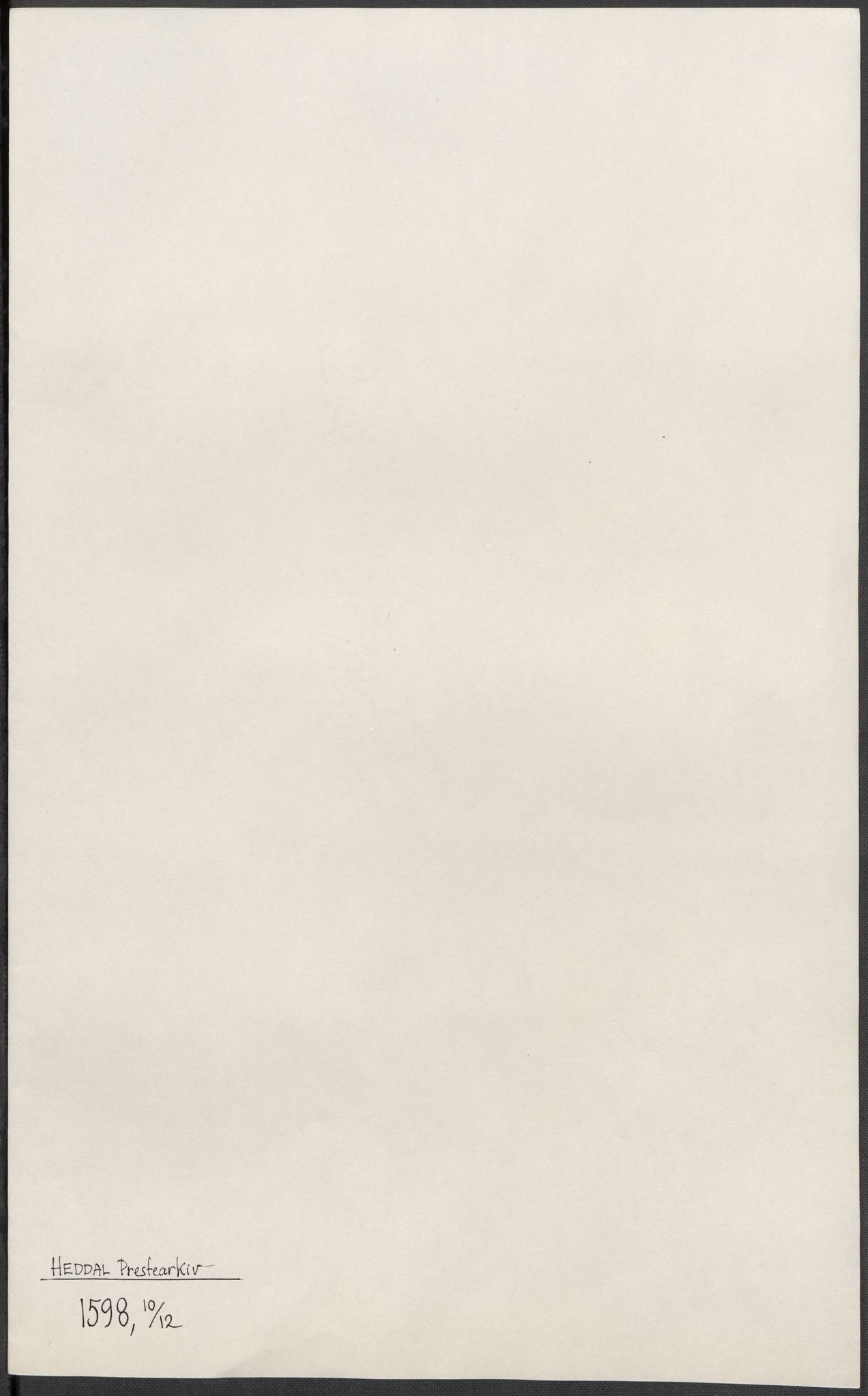Riksarkivets diplomsamling, AV/RA-EA-5965/F15/L0028: Prestearkiv - Telemark, 1572-1769, s. 104