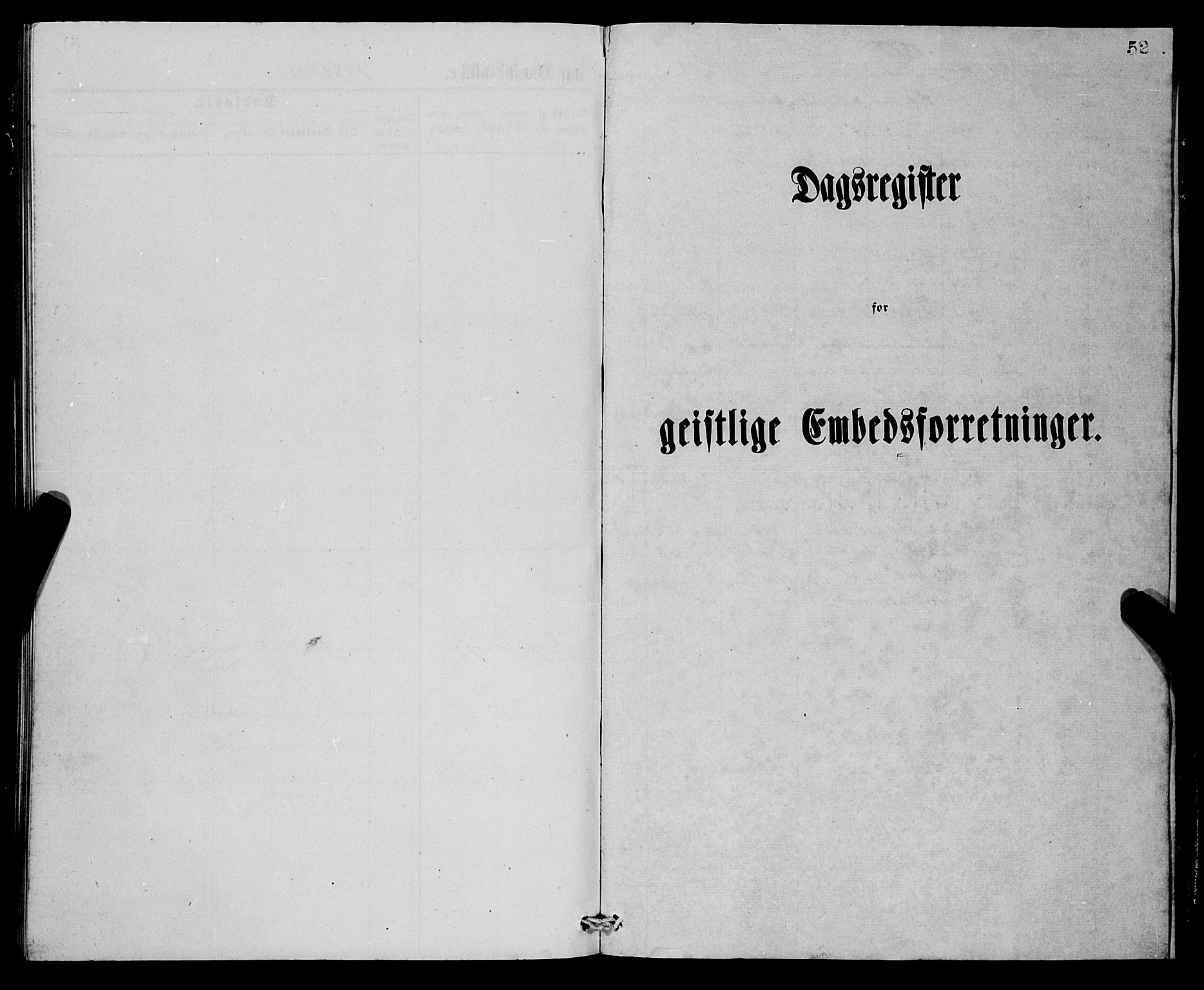 Stryn Sokneprestembete, SAB/A-82501: Klokkerbok nr. C 2, 1877-1881, s. 52