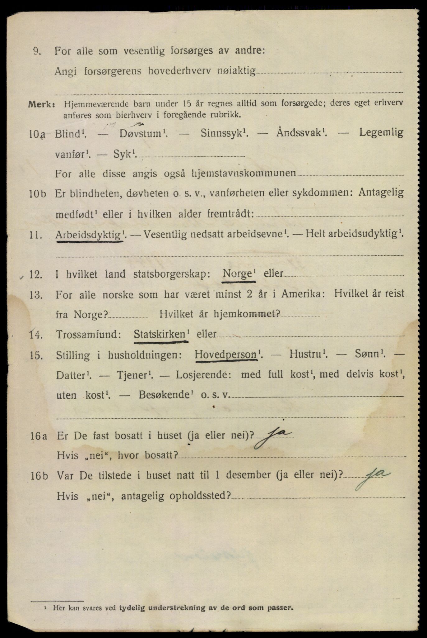 SAO, Folketelling 1920 for 0301 Kristiania kjøpstad, 1920, s. 429226