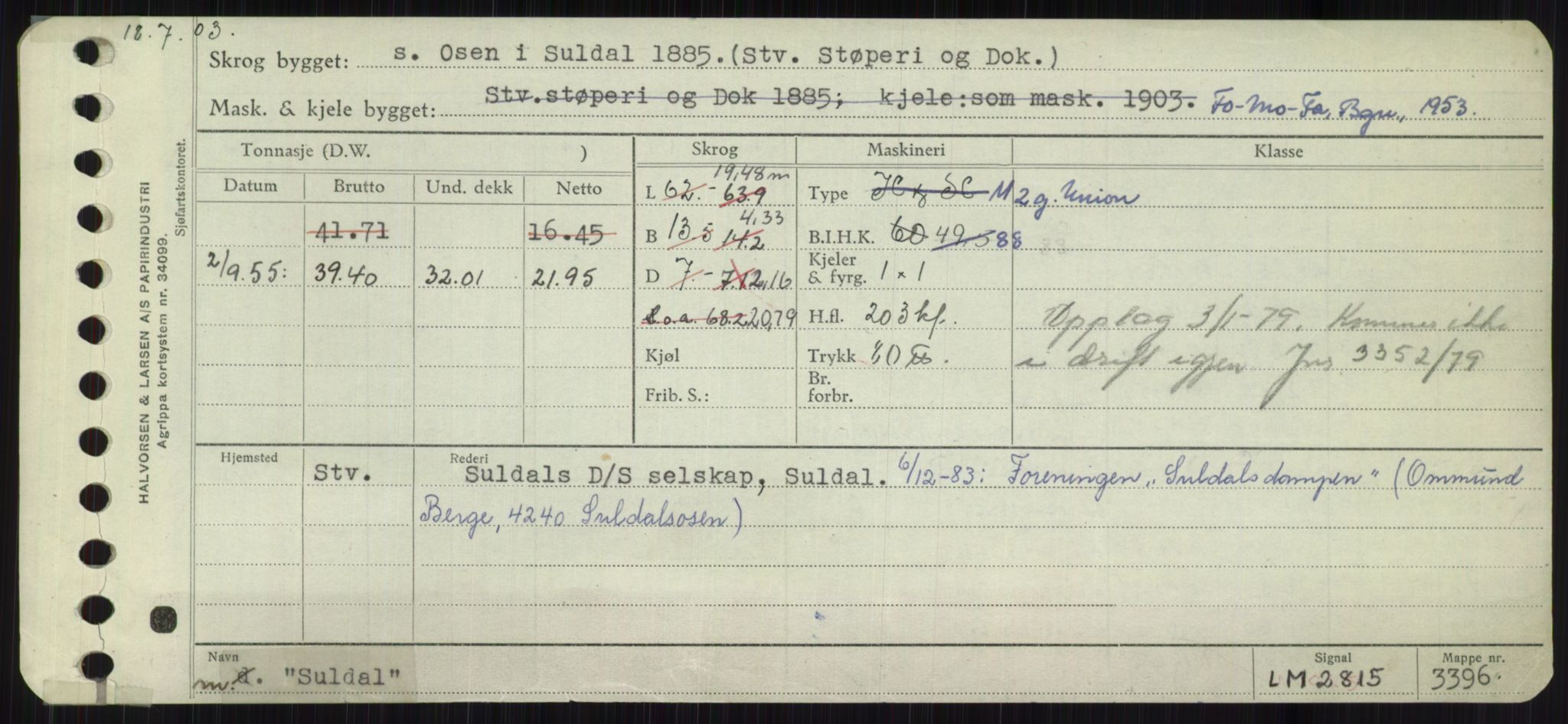 Sjøfartsdirektoratet med forløpere, Skipsmålingen, RA/S-1627/H/Ha/L0005/0002: Fartøy, S-Sven / Fartøy, Skjo-Sven, s. 737