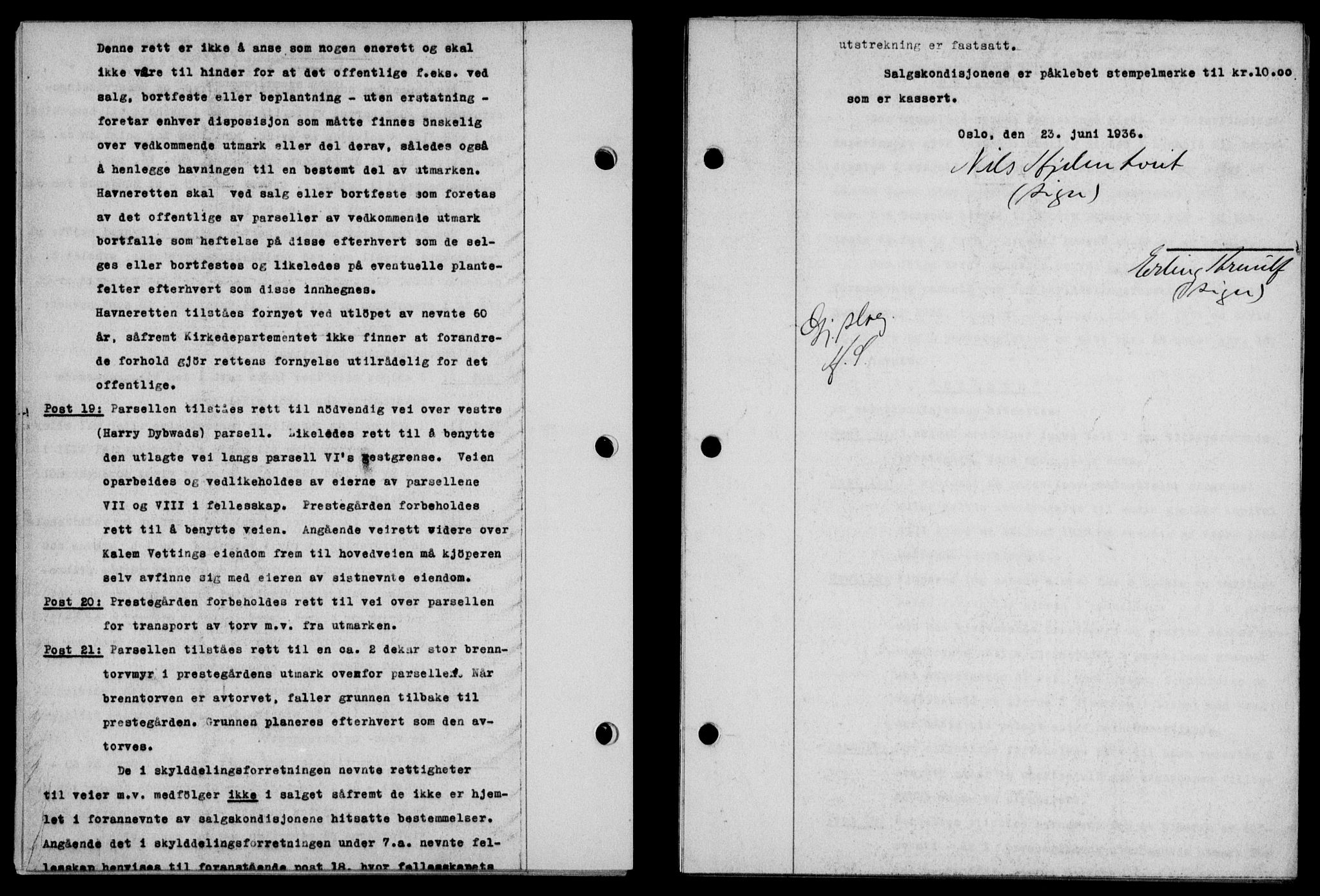 Lofoten sorenskriveri, SAT/A-0017/1/2/2C/L0001a: Pantebok nr. 1a, 1936-1937, Dagboknr: 1489/1936