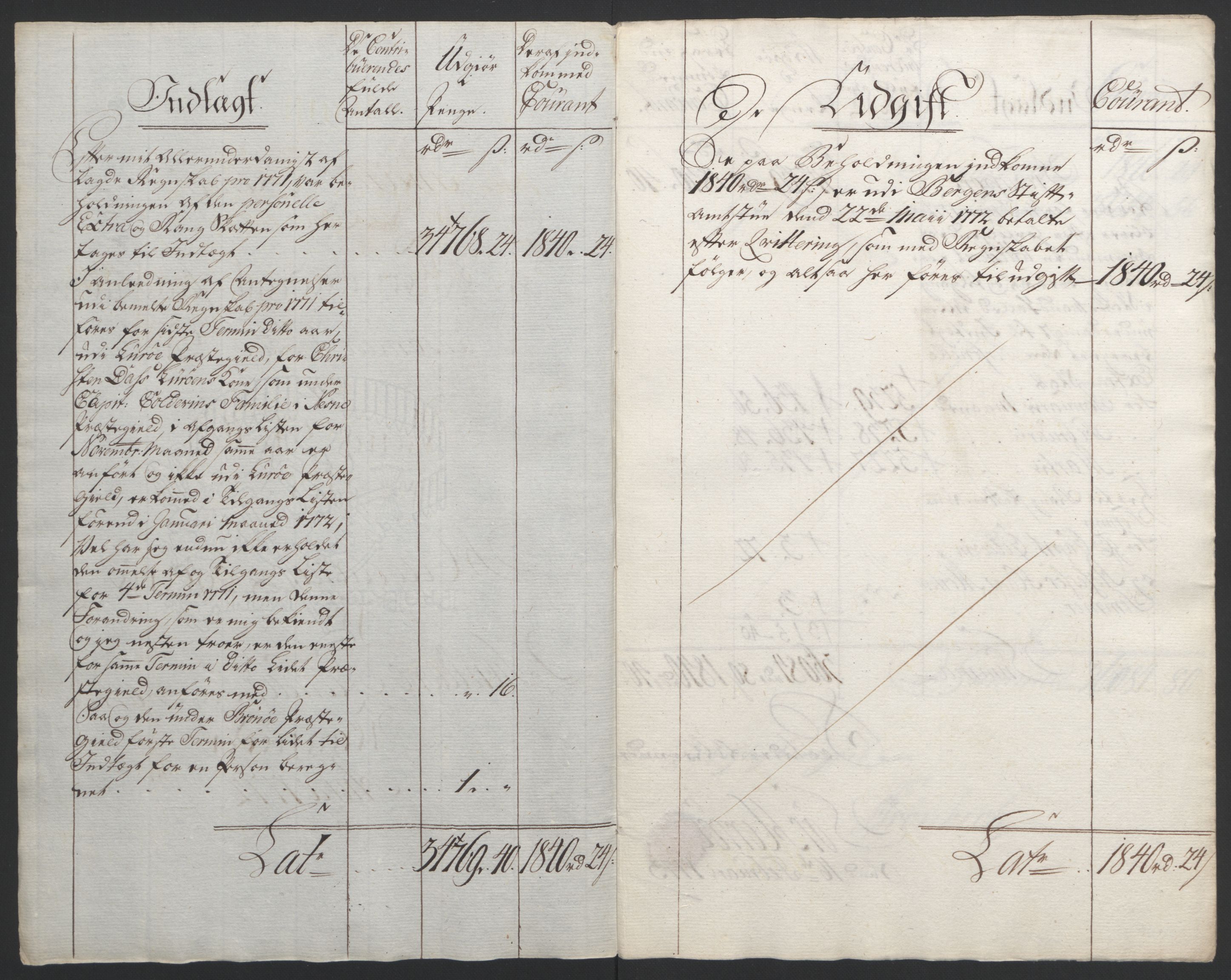Rentekammeret inntil 1814, Reviderte regnskaper, Fogderegnskap, RA/EA-4092/R65/L4573: Ekstraskatten Helgeland, 1762-1772, s. 411