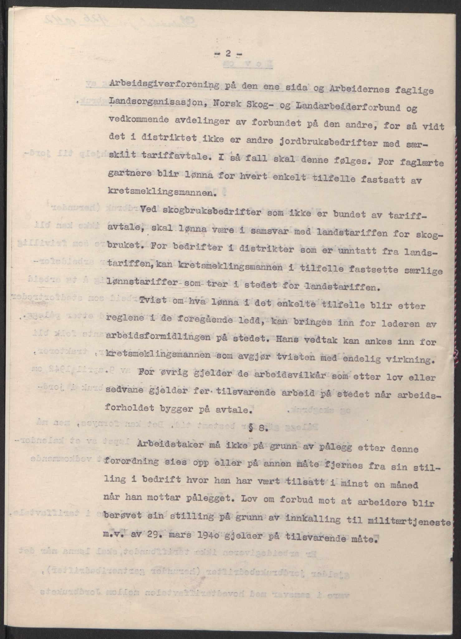 NS-administrasjonen 1940-1945 (Statsrådsekretariatet, de kommisariske statsråder mm), AV/RA-S-4279/D/Db/L0097: Lover I, 1942, s. 308