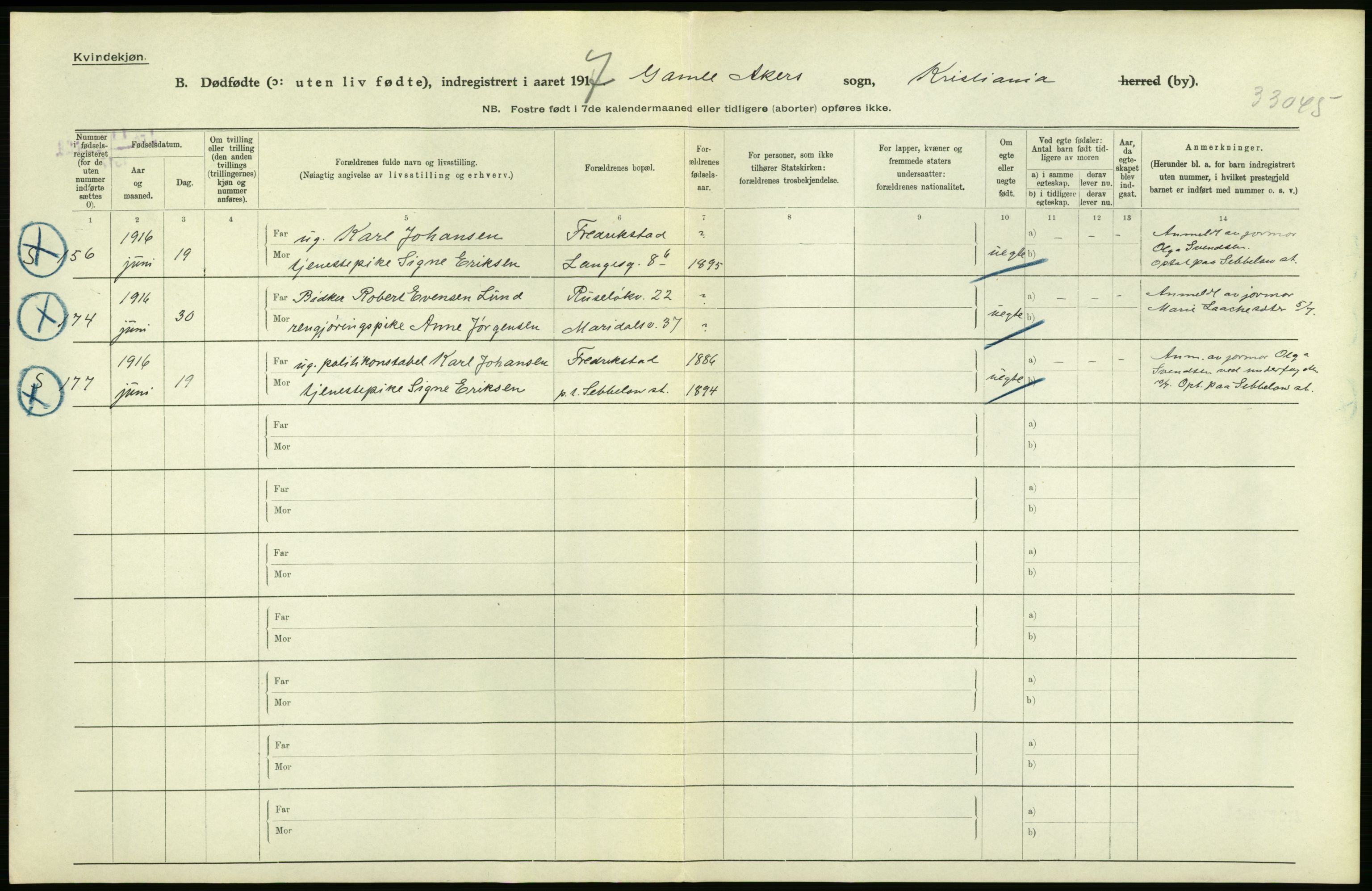 Statistisk sentralbyrå, Sosiodemografiske emner, Befolkning, AV/RA-S-2228/D/Df/Dfb/Dfbg/L0011: Kristiania: Døde, dødfødte., 1917, s. 602