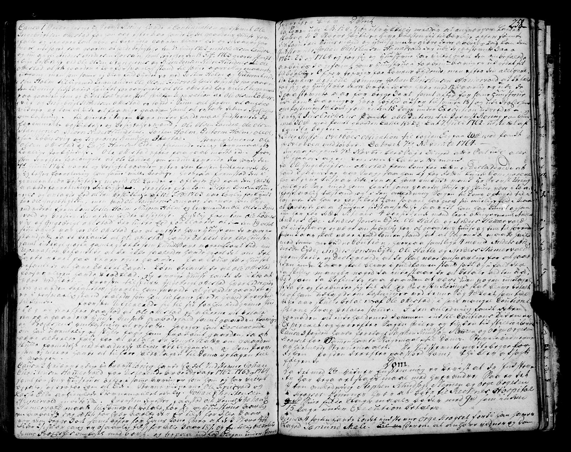 Romsdal sorenskriveri, SAT/A-4149/1/1/1A/L0014: Tingbok, 1757-1765, s. 258