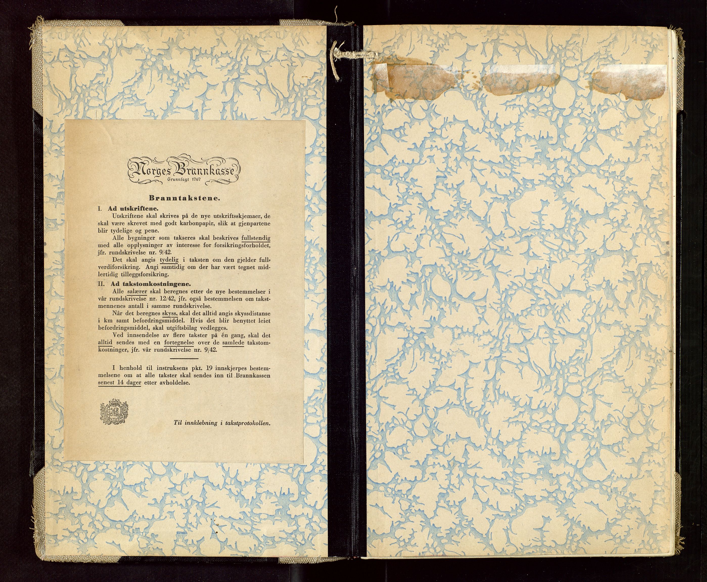 Hetland lensmannskontor, SAST/A-100101/Goa/L0008: "Branntakstprotokoll", 1947-1948