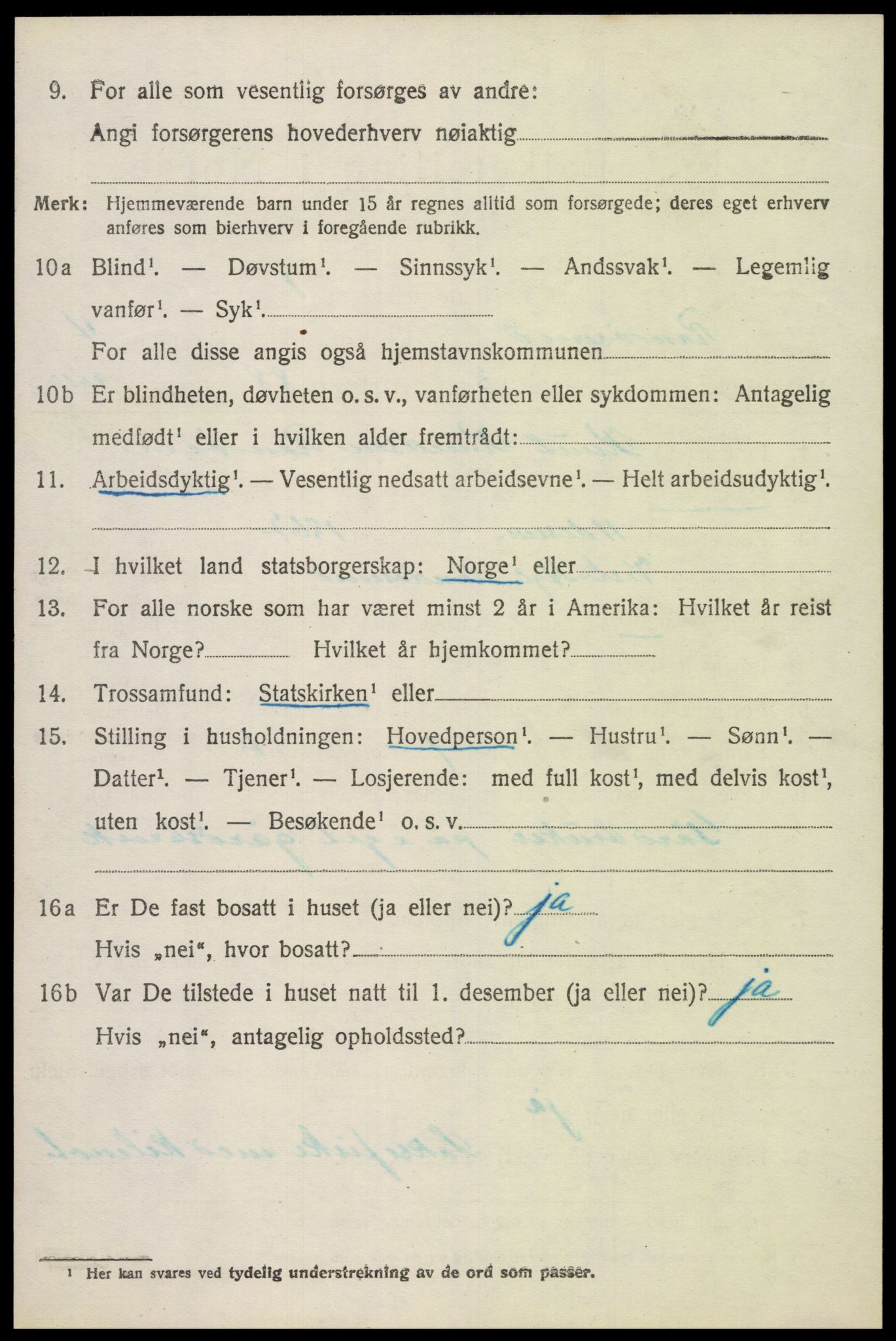 SAK, Folketelling 1920 for 1011 Randesund herred, 1920, s. 1815