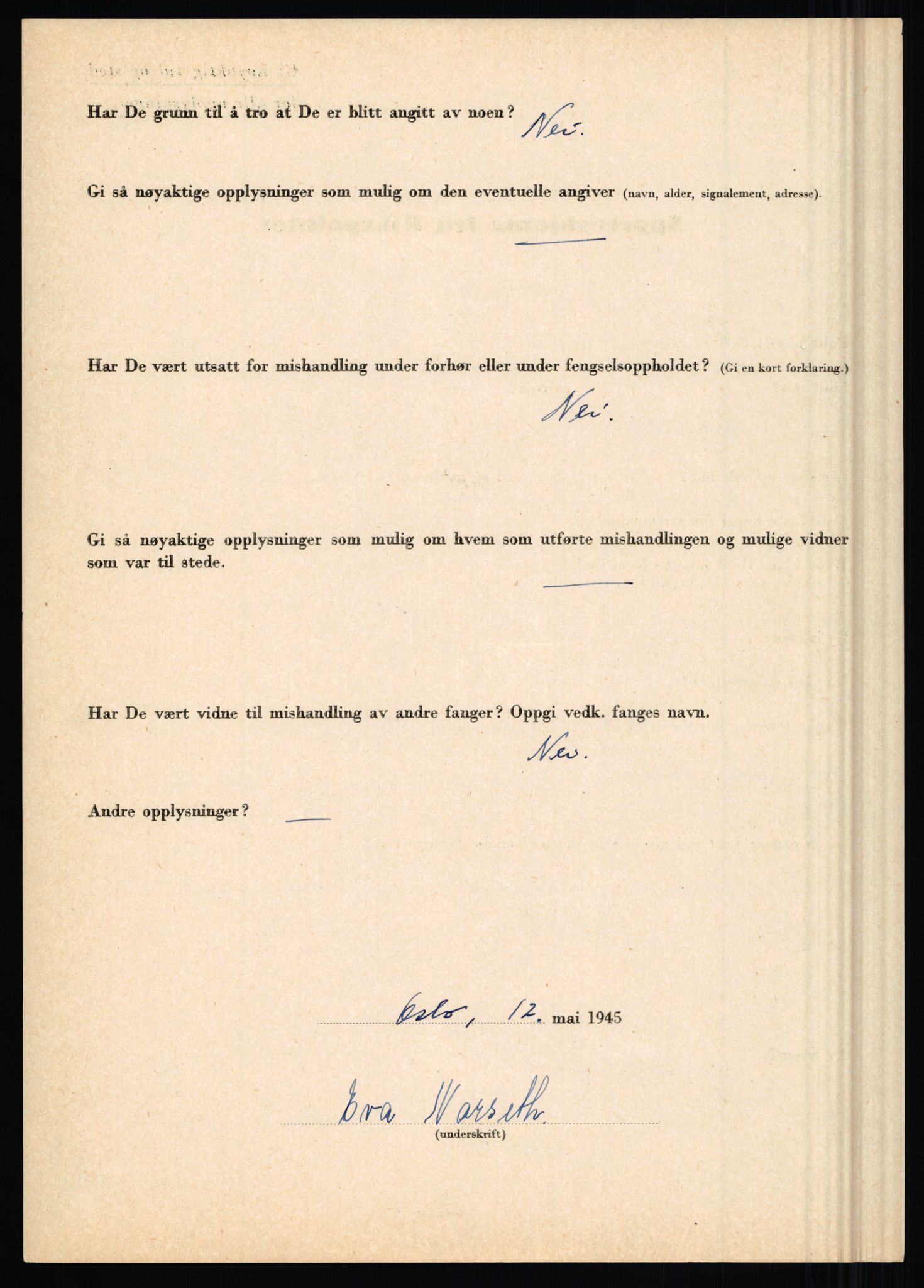 Rikspolitisjefen, AV/RA-S-1560/L/L0012: Mogensen, Øivind - Noraas, Lars, 1940-1945, s. 1041