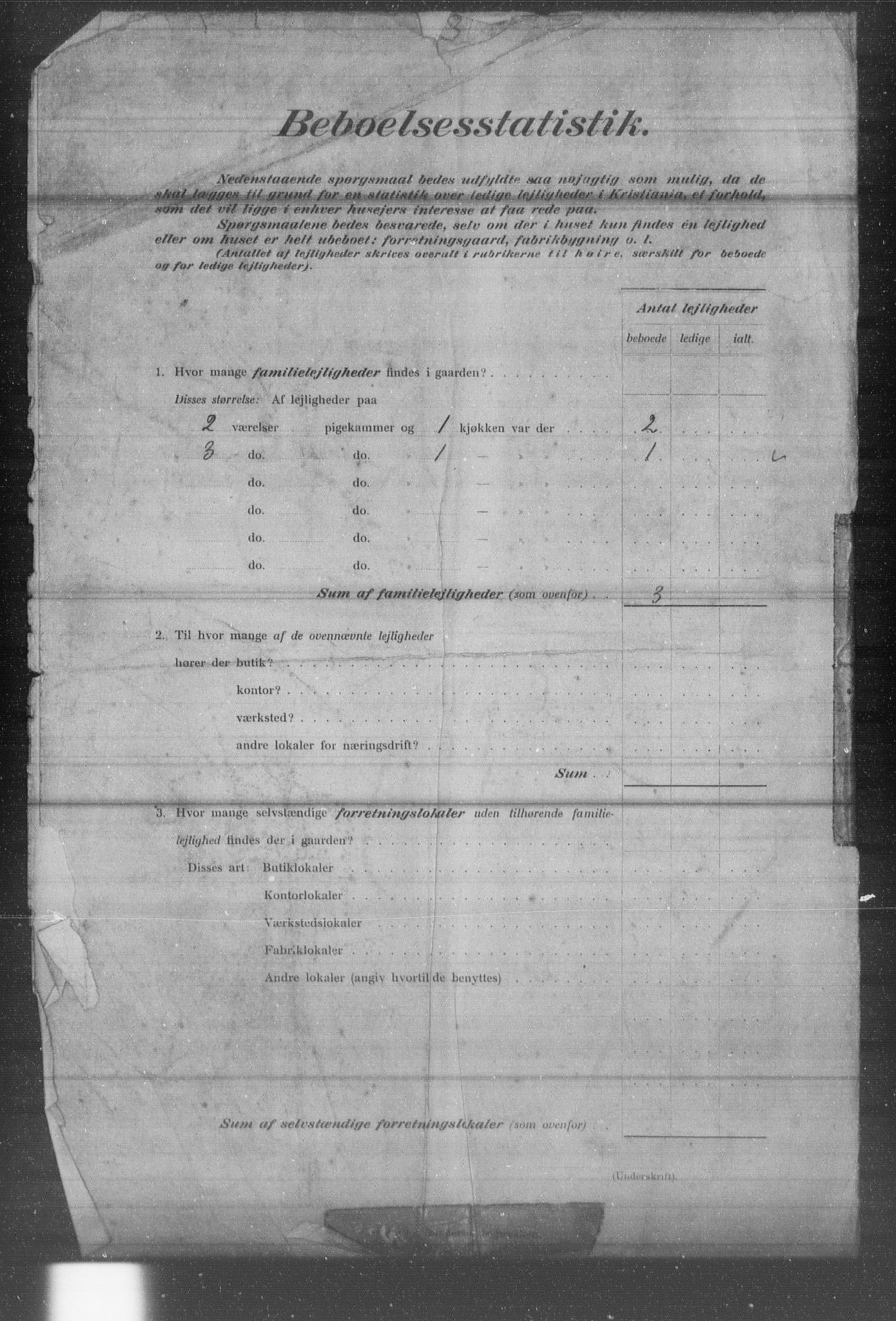 OBA, Kommunal folketelling 31.12.1903 for Kristiania kjøpstad, 1903, s. 24969