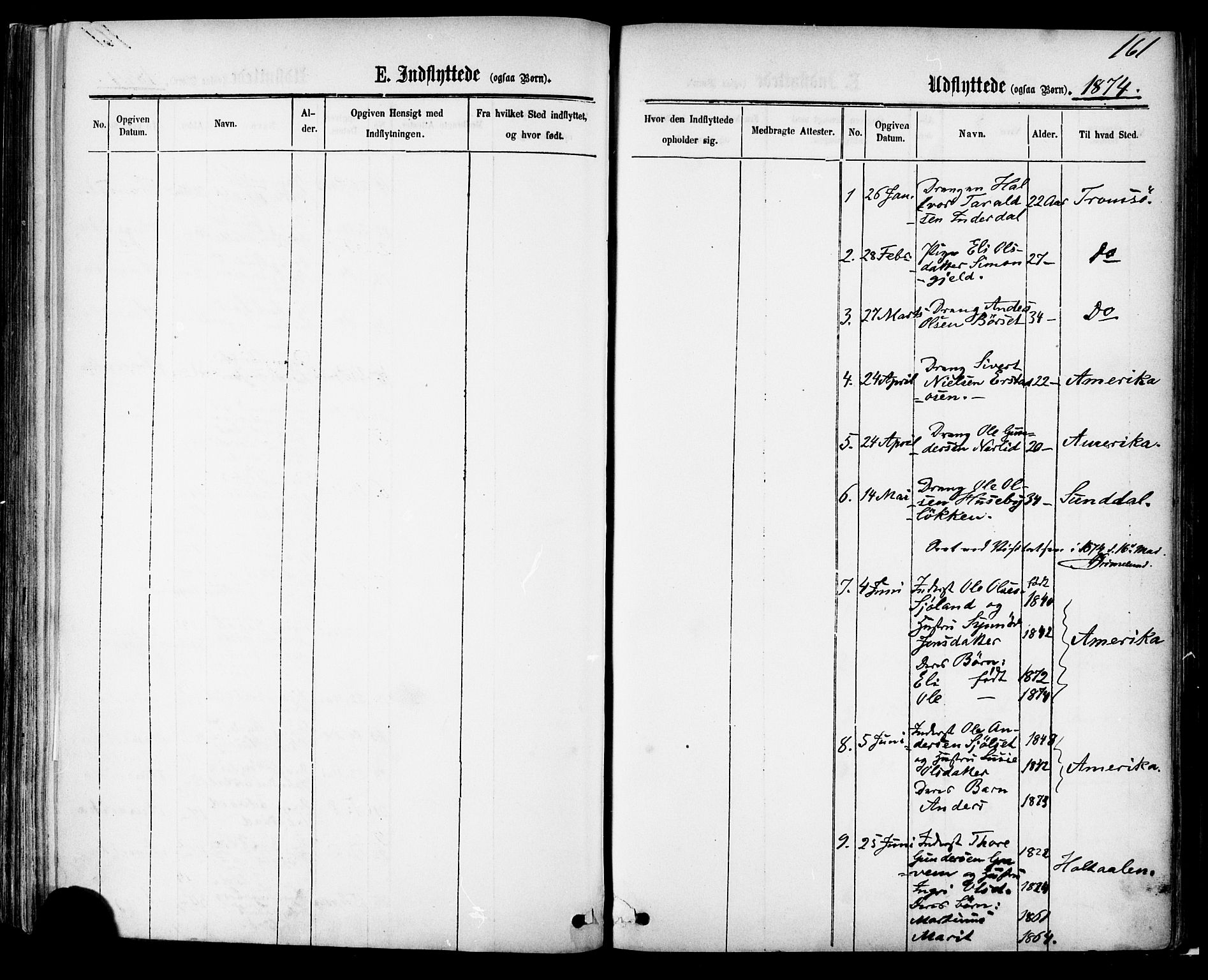 Ministerialprotokoller, klokkerbøker og fødselsregistre - Møre og Romsdal, SAT/A-1454/588/L1005: Ministerialbok nr. 588A02, 1871-1885, s. 161