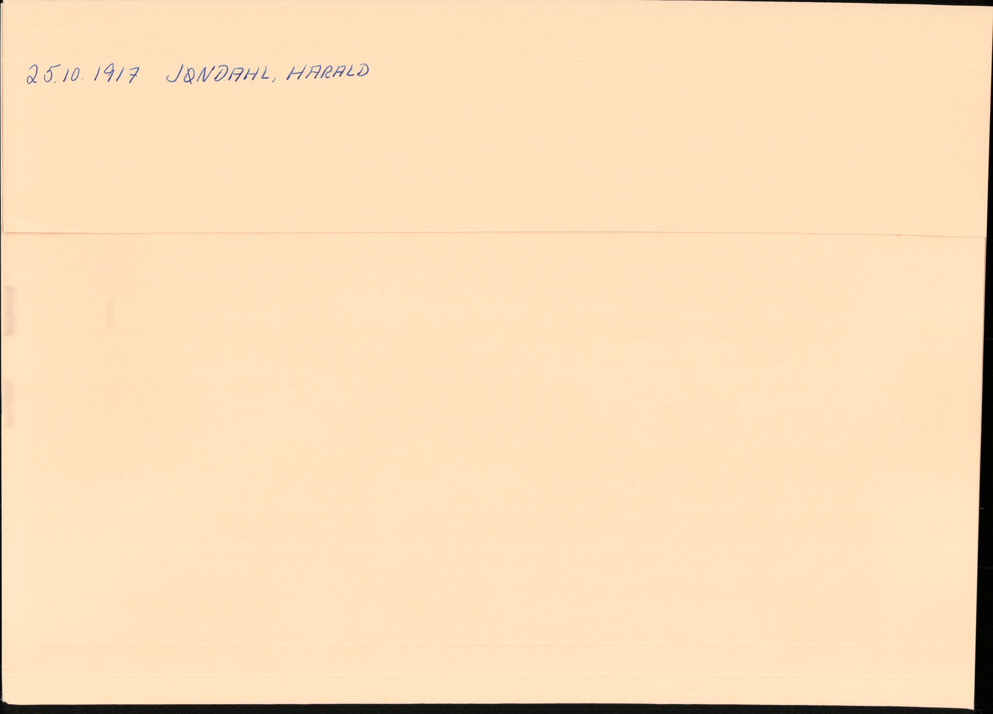 Forsvaret, Rygge hovedflystasjon, AV/RA-RAFA-2298/P/Pd/L0051: Jøndal, Harald - Lie, Bjørn - f. 1917, 1917, s. 2