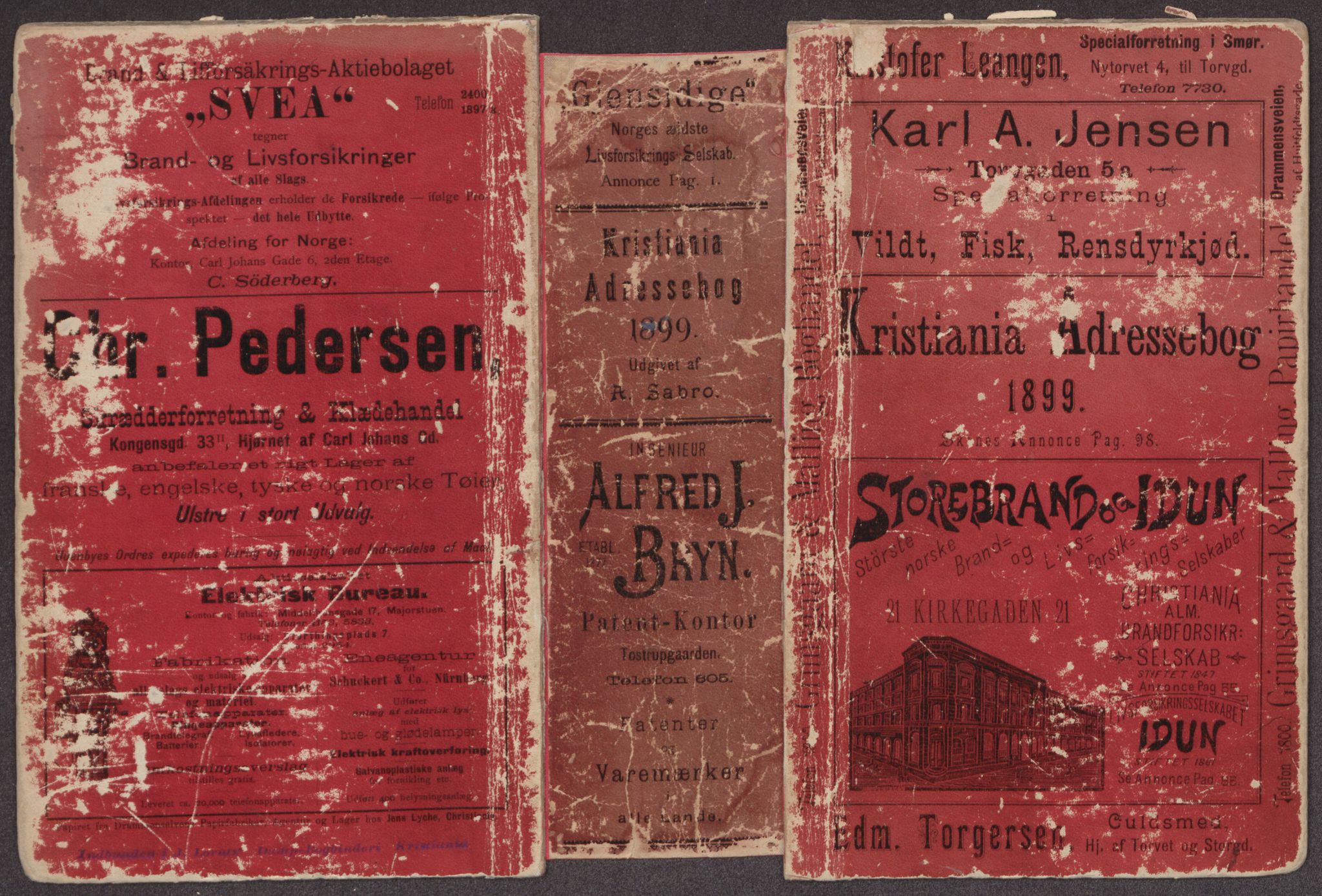 Kristiania/Oslo adressebok, PUBL/-, 1899