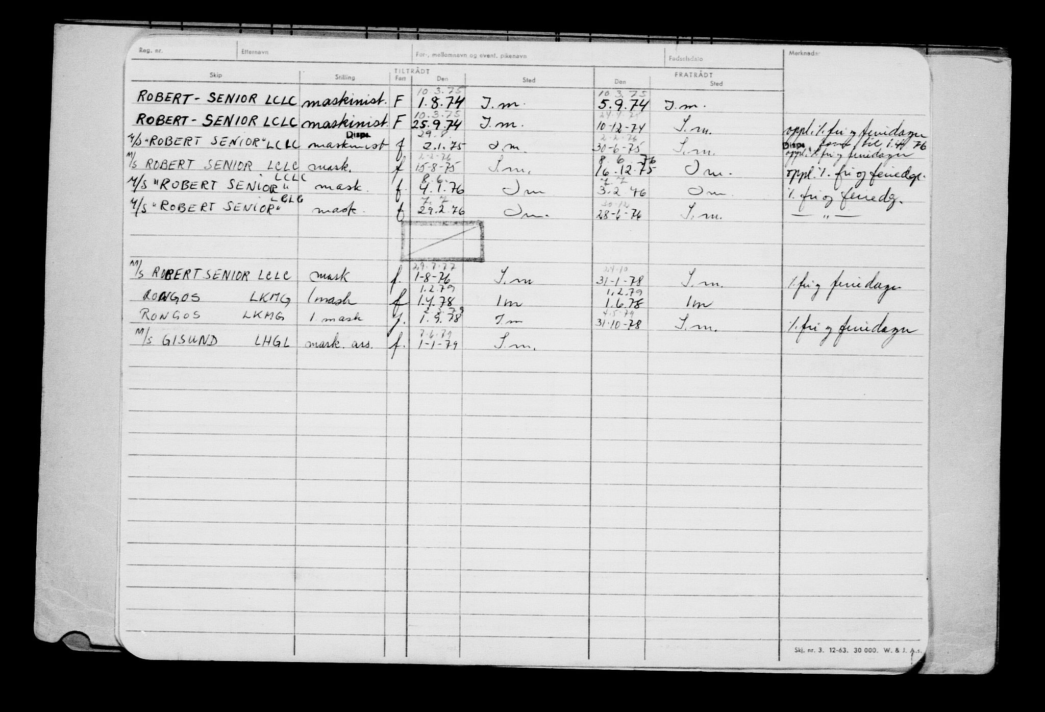Direktoratet for sjømenn, AV/RA-S-3545/G/Gb/L0193: Hovedkort, 1921, s. 185