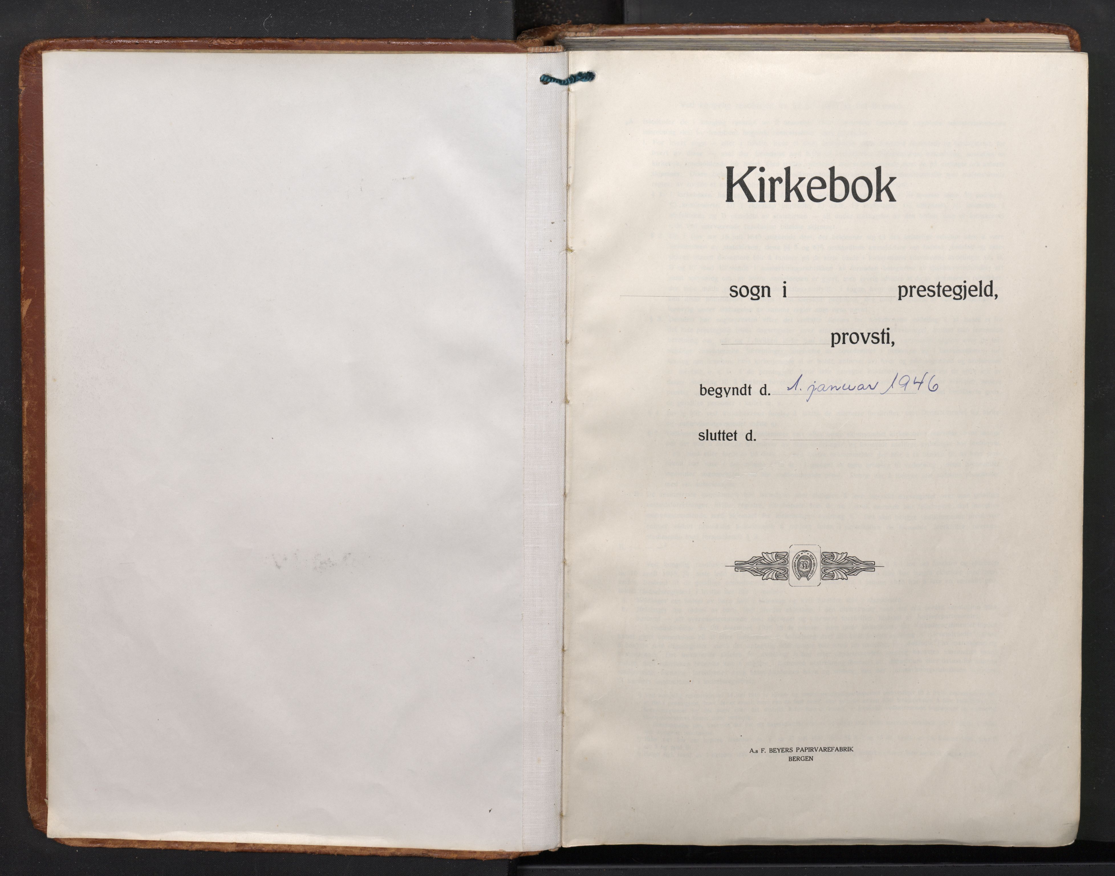 Domkirken sokneprestembete, SAB/A-74801/H/Haa/L0045: Ministerialbok nr. E 7, 1946-1983