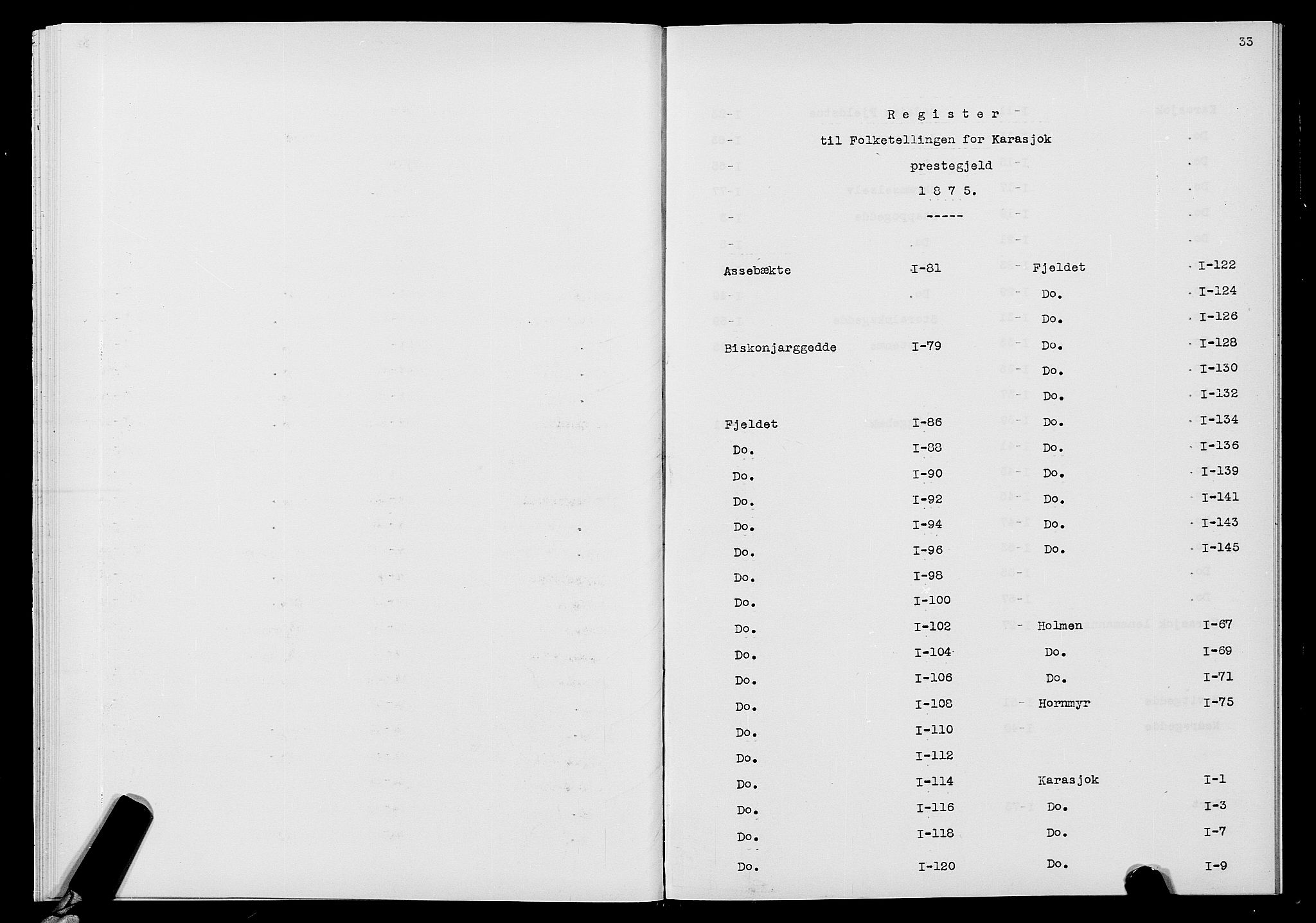 SATØ, Folketelling 1875 for 2021P Karasjok prestegjeld, 1875, s. 33