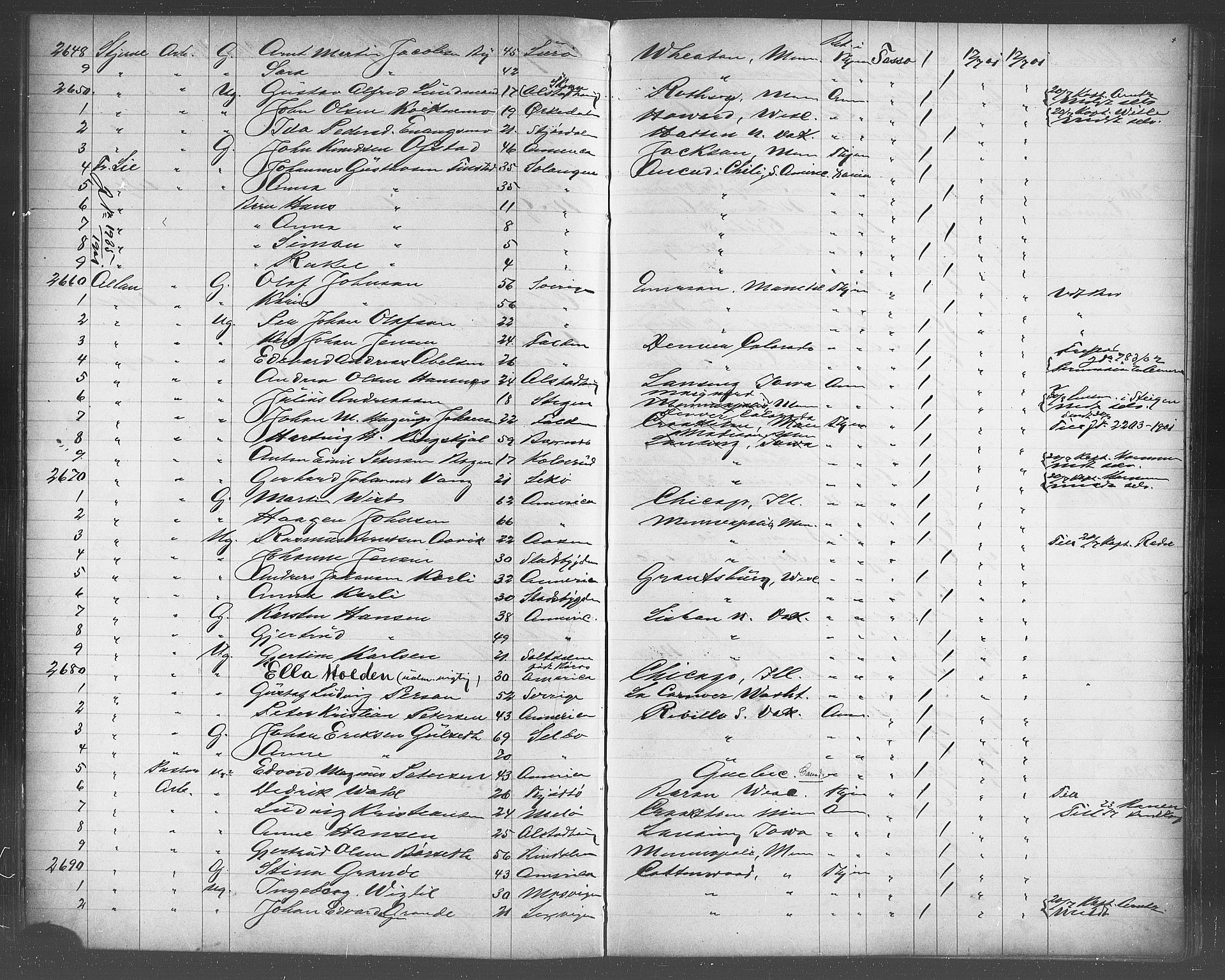 Trondheim politikammer, AV/SAT-A-1887/1/32/L0011: Emigrantprotokoll X, 1895-1902