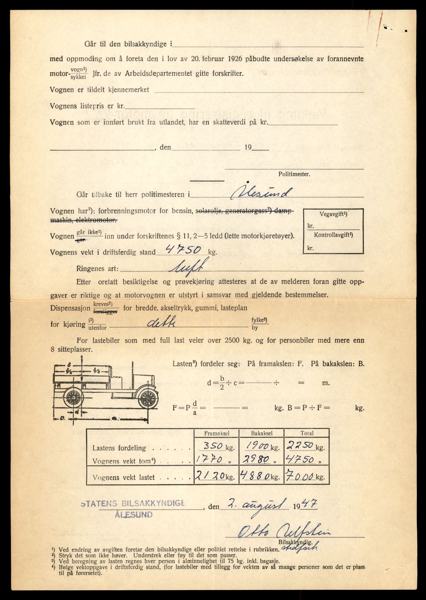 Møre og Romsdal vegkontor - Ålesund trafikkstasjon, AV/SAT-A-4099/F/Fe/L0011: Registreringskort for kjøretøy T 1170 - T 1289, 1927-1998, s. 8