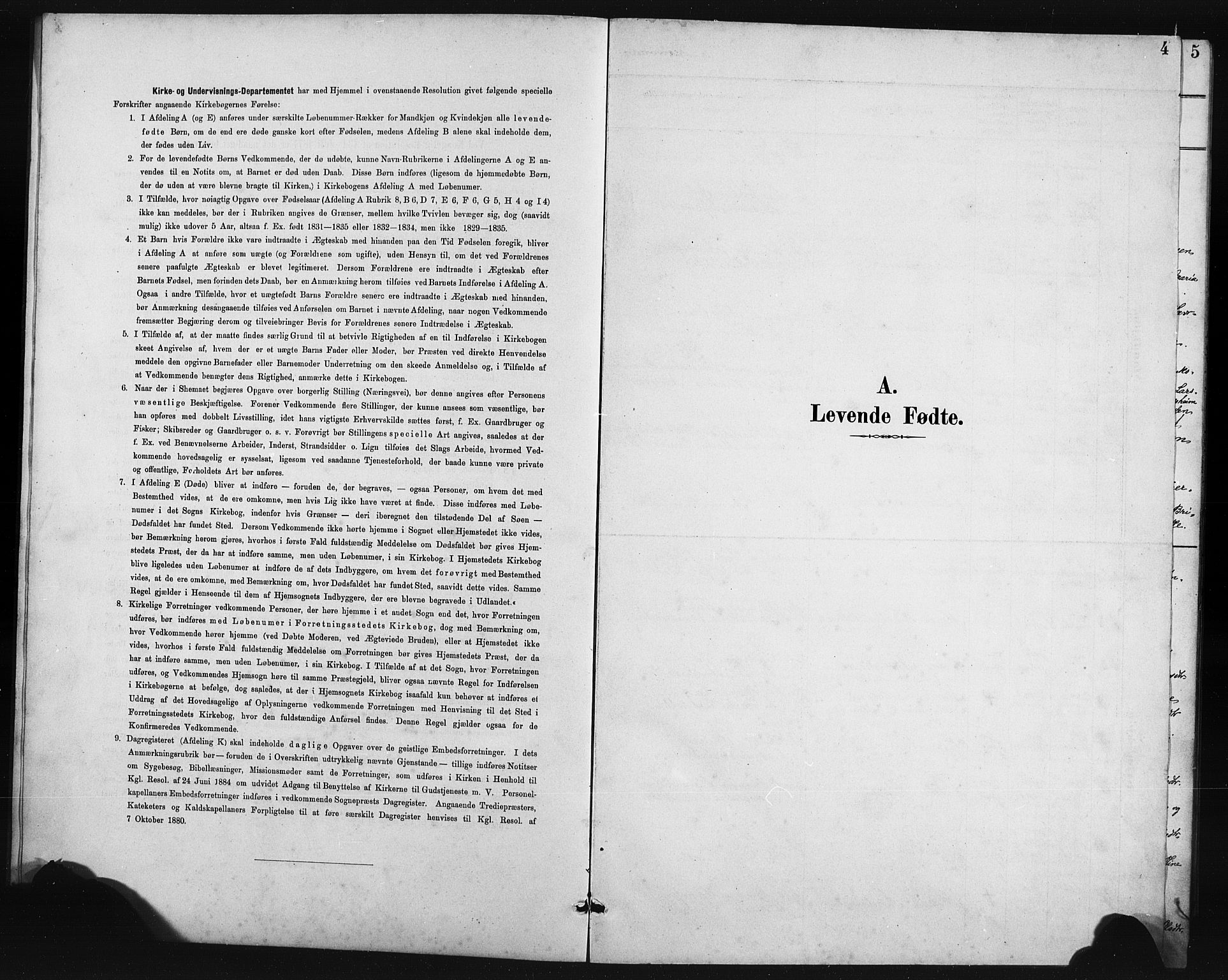 Austevoll sokneprestembete, AV/SAB-A-74201/H/Ha/Hab/Habb/L0004: Klokkerbok nr. B 4, 1889-1901, s. 4