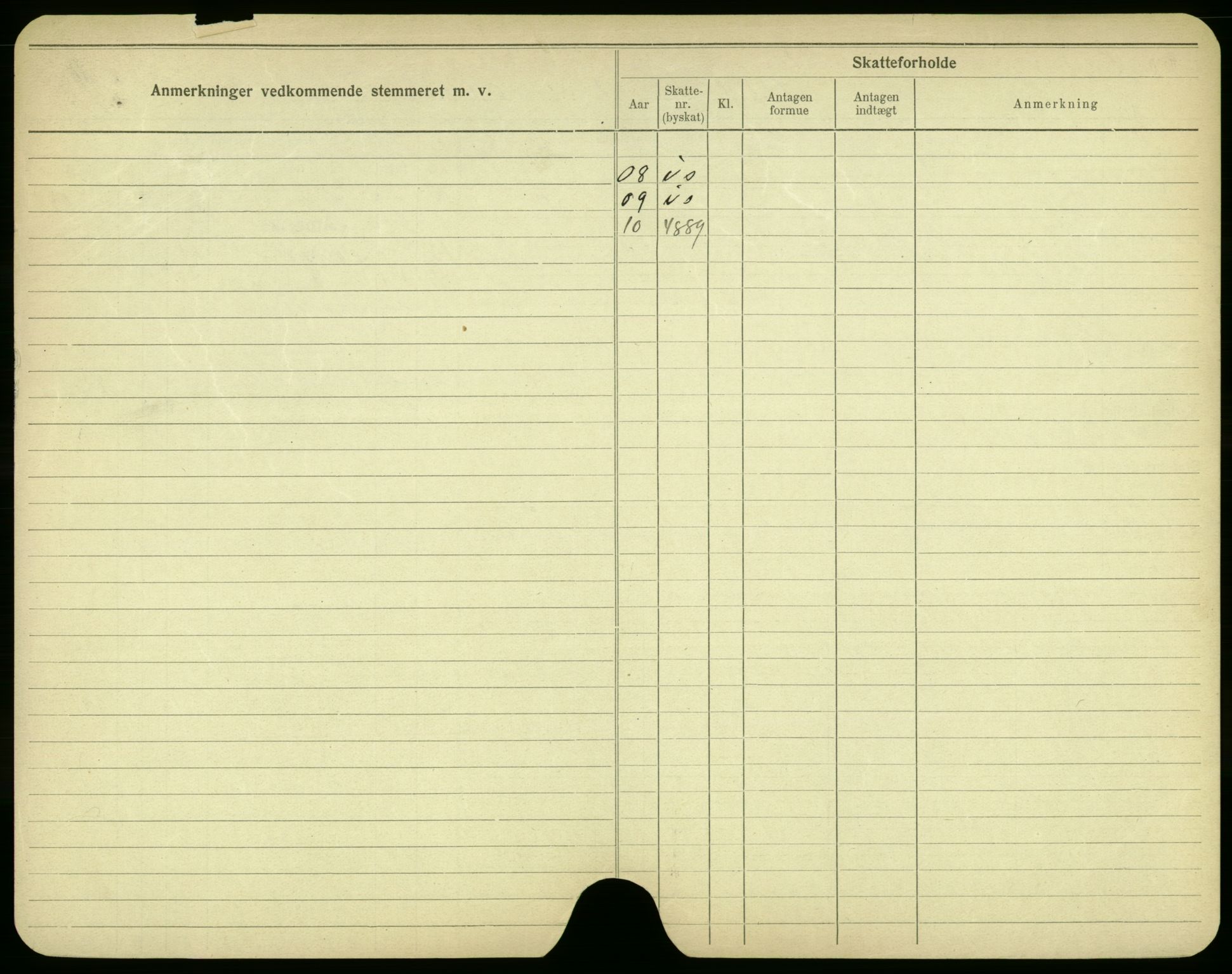 Oslo folkeregister, Registerkort, AV/SAO-A-11715/F/Fa/Fac/L0005: Menn, 1906-1914, s. 201b