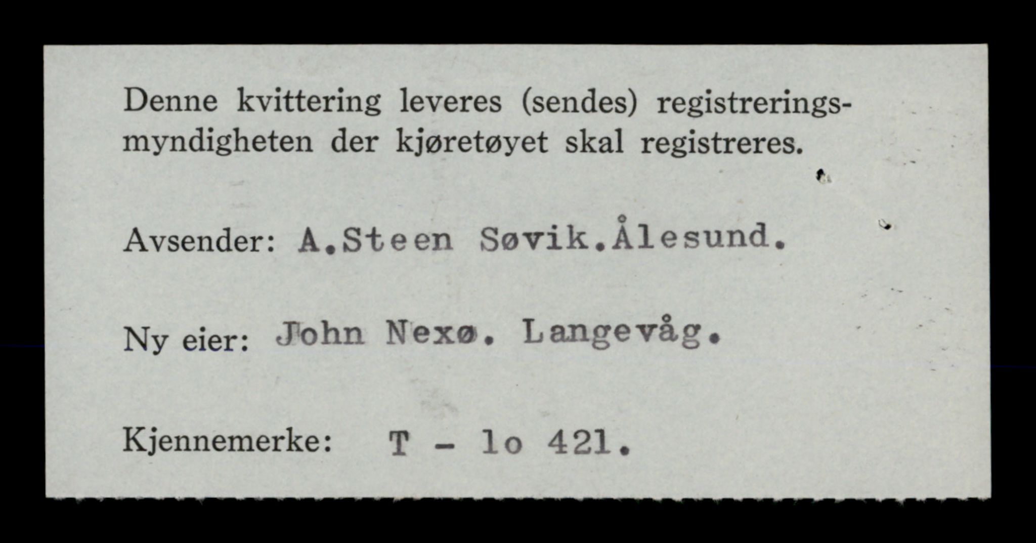 Møre og Romsdal vegkontor - Ålesund trafikkstasjon, AV/SAT-A-4099/F/Fe/L0020: Registreringskort for kjøretøy T 10351 - T 10470, 1927-1998, s. 1975