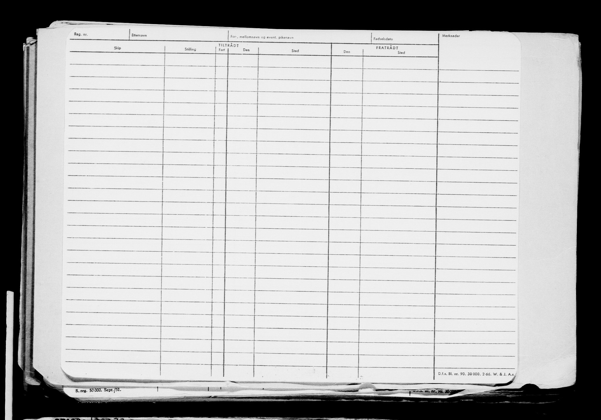 Direktoratet for sjømenn, AV/RA-S-3545/G/Gb/L0178: Hovedkort, 1920, s. 16