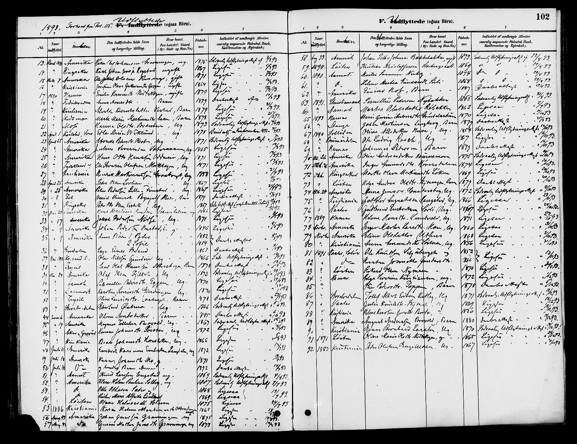 Elverum prestekontor, AV/SAH-PREST-044/H/Ha/Haa/L0012: Ministerialbok nr. 12, 1880-1893, s. 102