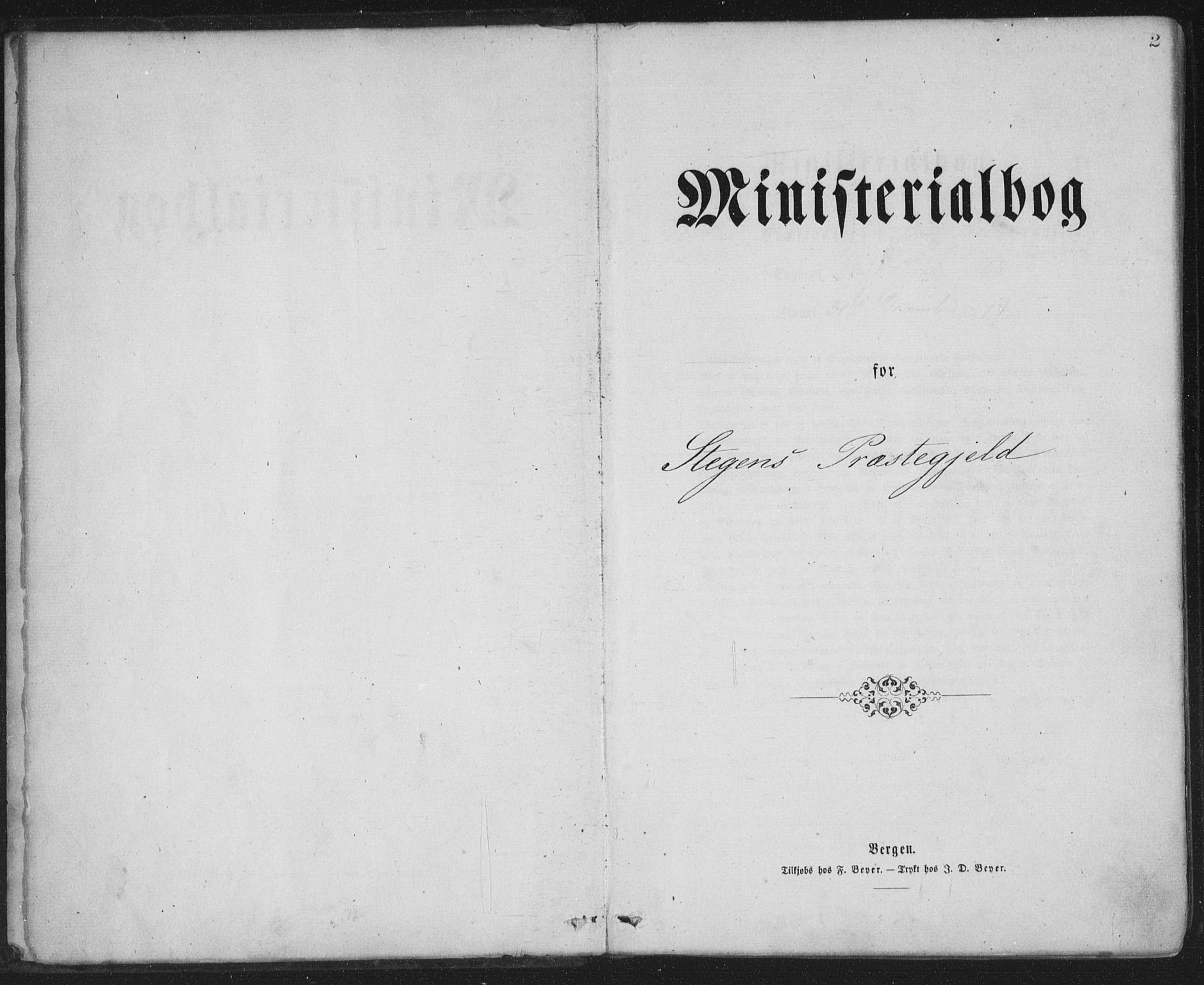 Ministerialprotokoller, klokkerbøker og fødselsregistre - Nordland, AV/SAT-A-1459/855/L0801: Ministerialbok nr. 855A09, 1864-1874, s. 2