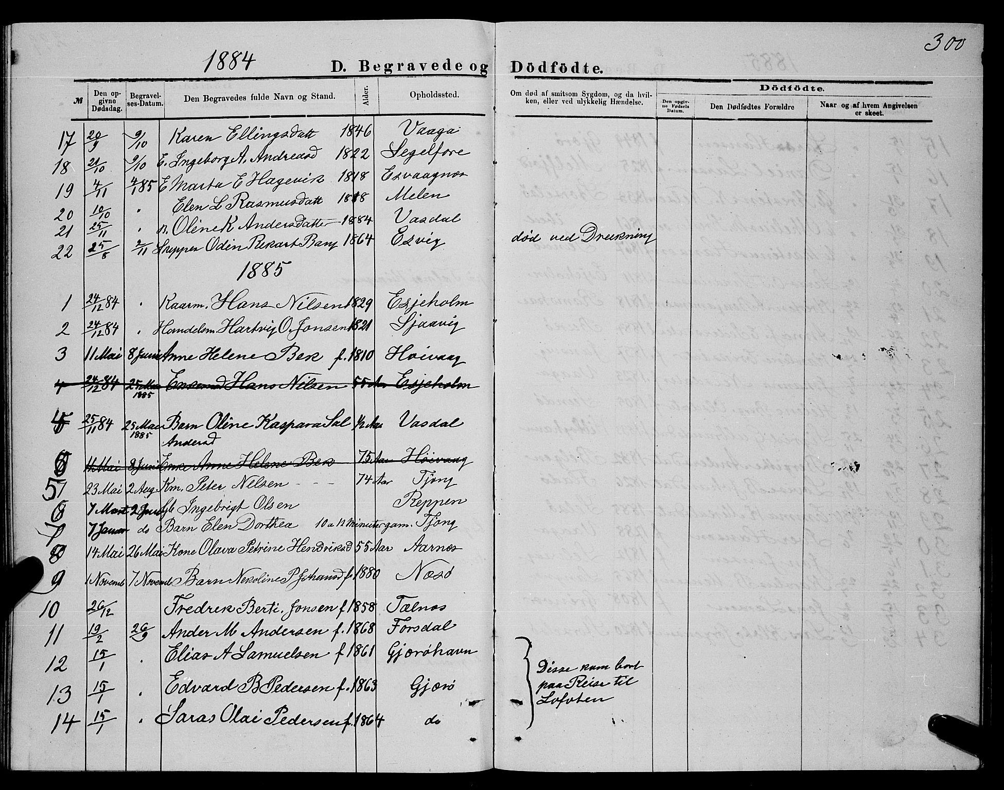 Ministerialprotokoller, klokkerbøker og fødselsregistre - Nordland, AV/SAT-A-1459/841/L0620: Klokkerbok nr. 841C04, 1877-1896, s. 300