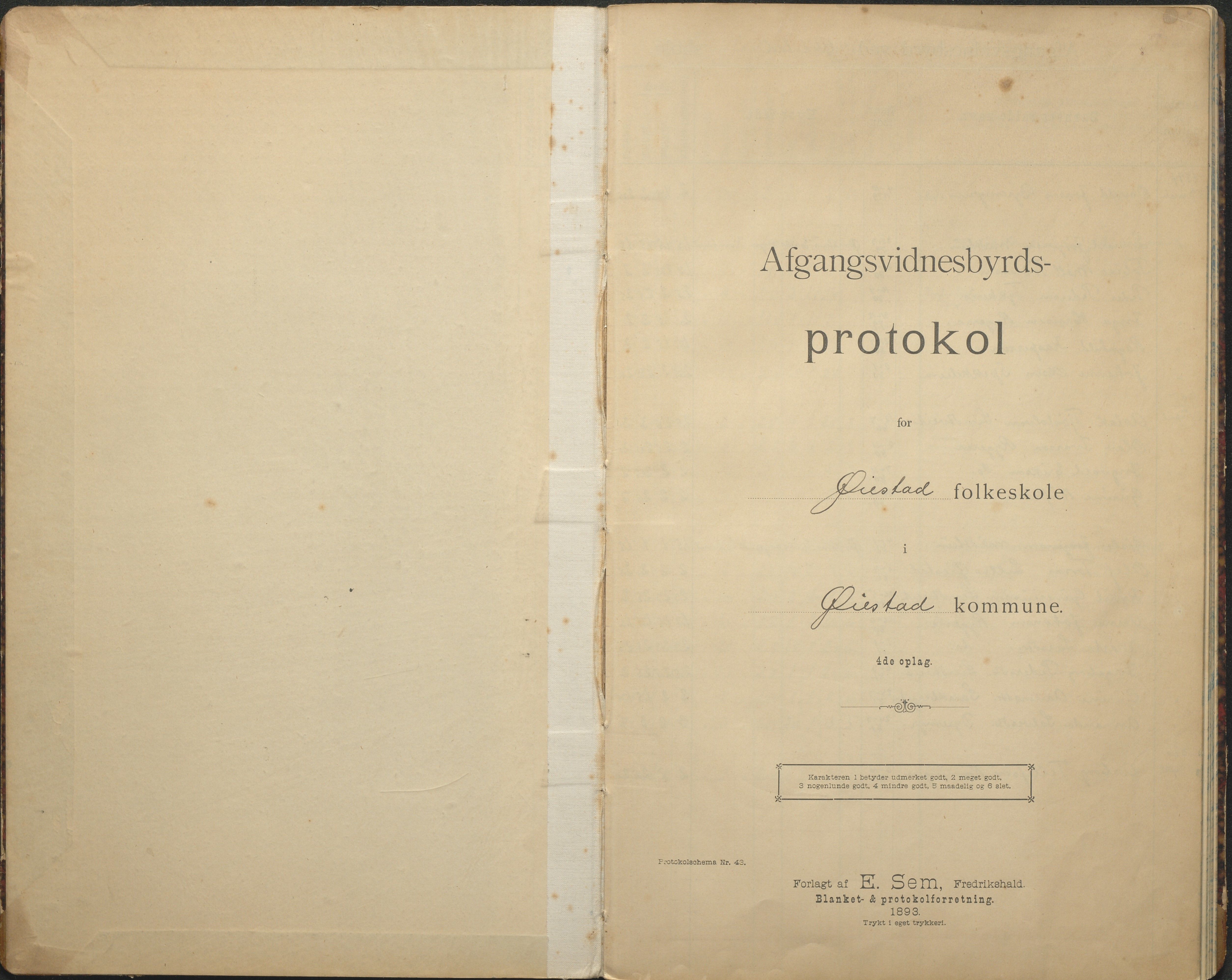 Øyestad kommune frem til 1979, AAKS/KA0920-PK/06/06F/L0005: Avgangsvitnesbyrdprotokoll, 1894-1962
