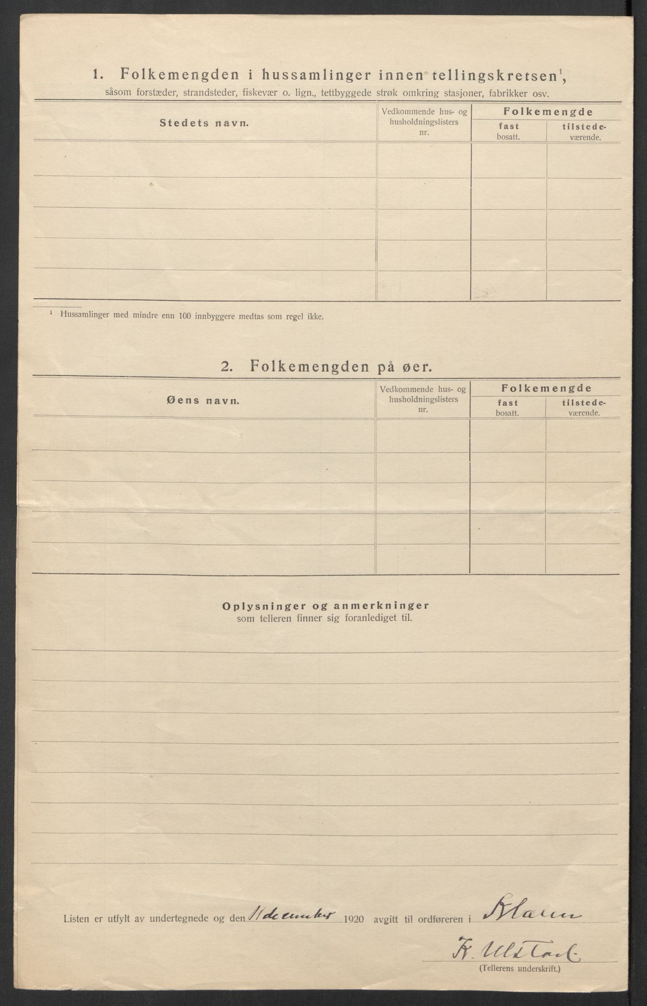 SAT, Folketelling 1920 for 1662 Klæbu herred, 1920, s. 41