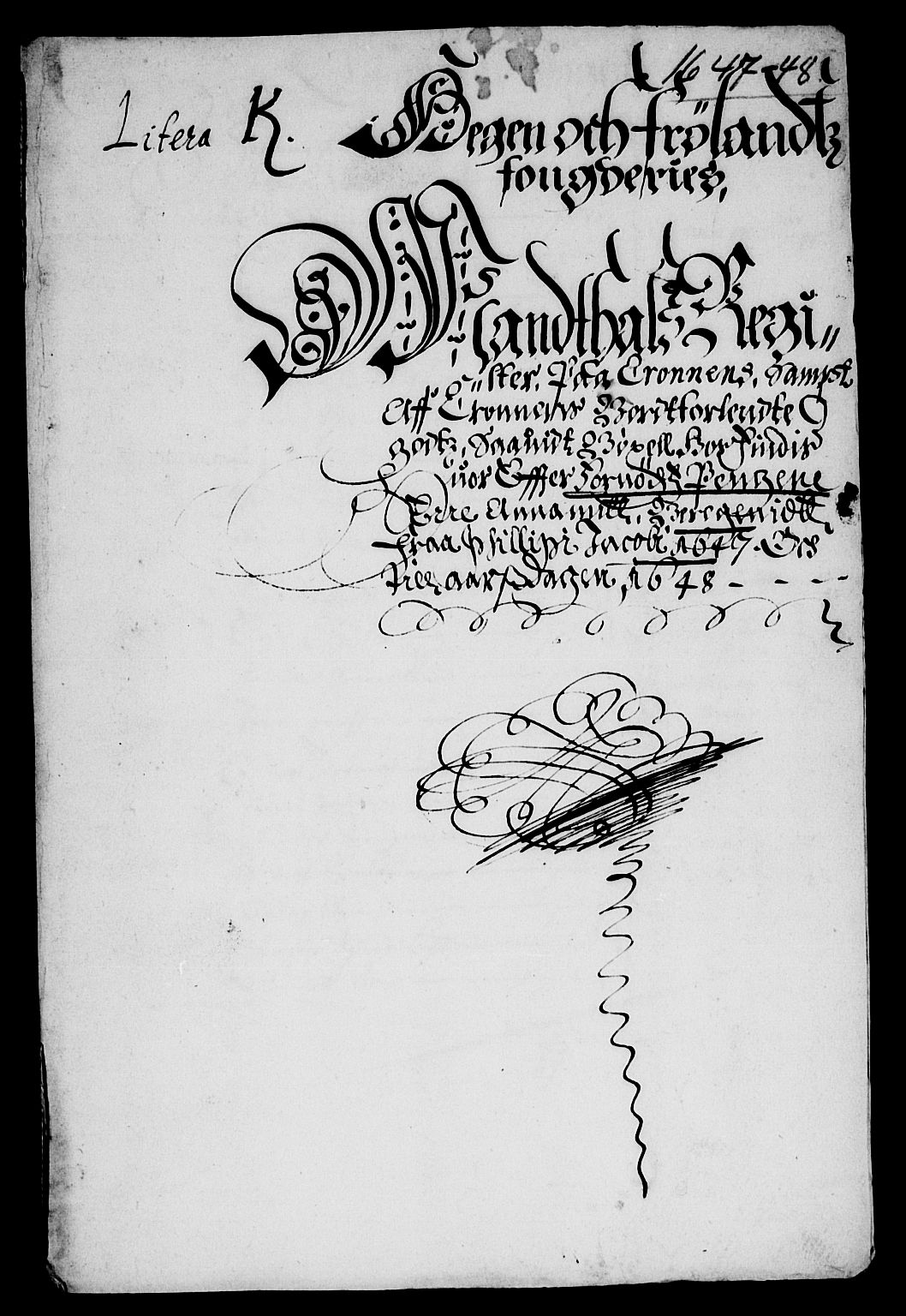 Rentekammeret inntil 1814, Reviderte regnskaper, Lensregnskaper, AV/RA-EA-5023/R/Rb/Rba/L0194: Akershus len, 1647-1648