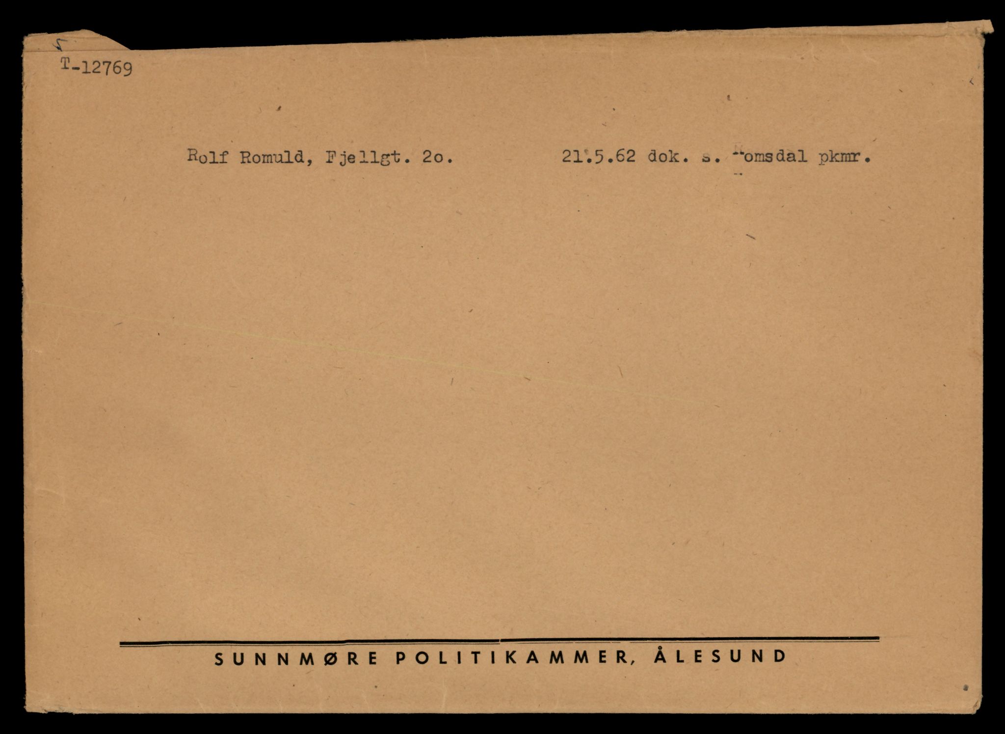 Møre og Romsdal vegkontor - Ålesund trafikkstasjon, AV/SAT-A-4099/F/Fe/L0035: Registreringskort for kjøretøy T 12653 - T 12829, 1927-1998, s. 2724
