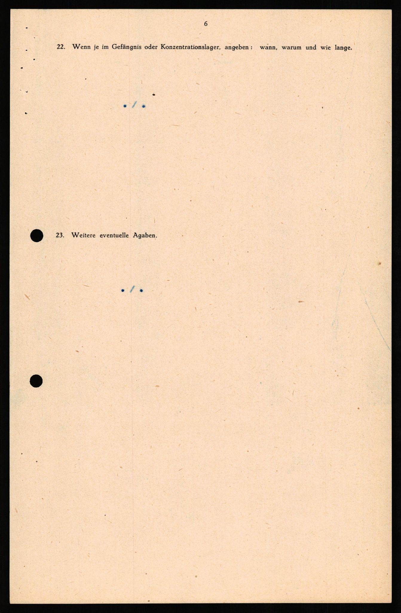 Forsvaret, Forsvarets overkommando II, AV/RA-RAFA-3915/D/Db/L0027: CI Questionaires. Tyske okkupasjonsstyrker i Norge. Tyskere., 1945-1946, s. 129