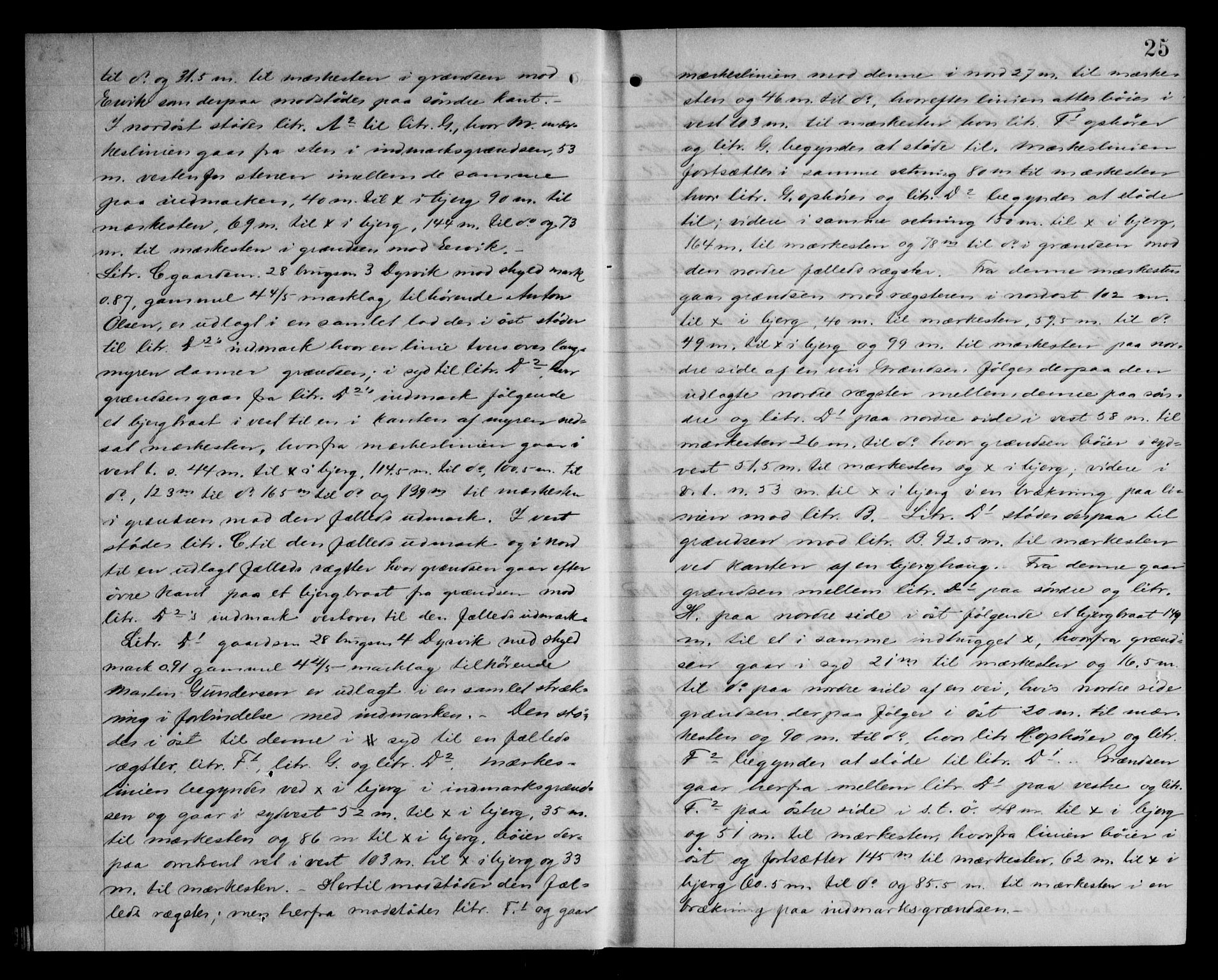 Fosen sorenskriveri, AV/SAT-A-1107/1/2/2C/L0039: Pantebok nr. 30, 1905-1906, s. 25
