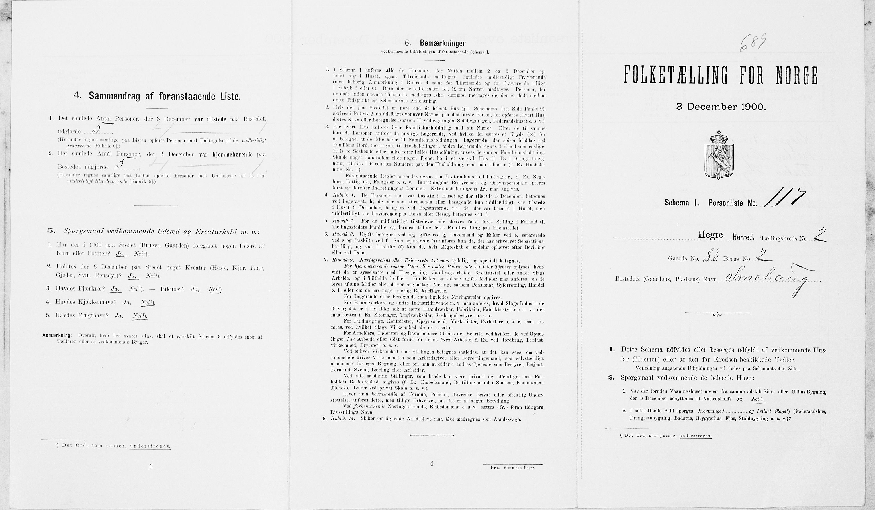 SAT, Folketelling 1900 for 1712 Hegra herred, 1900, s. 404