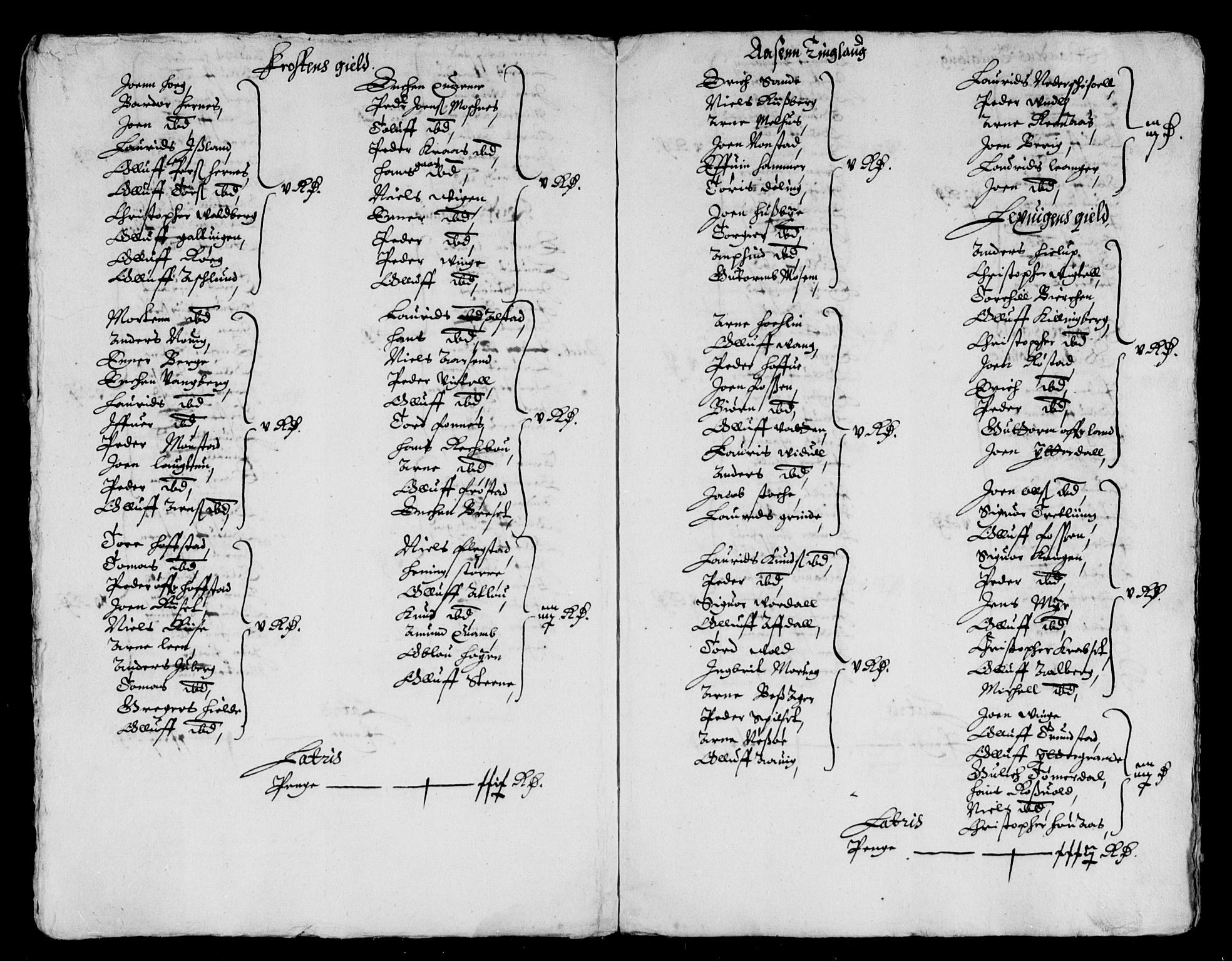 Rentekammeret inntil 1814, Reviderte regnskaper, Lensregnskaper, AV/RA-EA-5023/R/Rb/Rbw/L0058: Trondheim len, 1635-1637