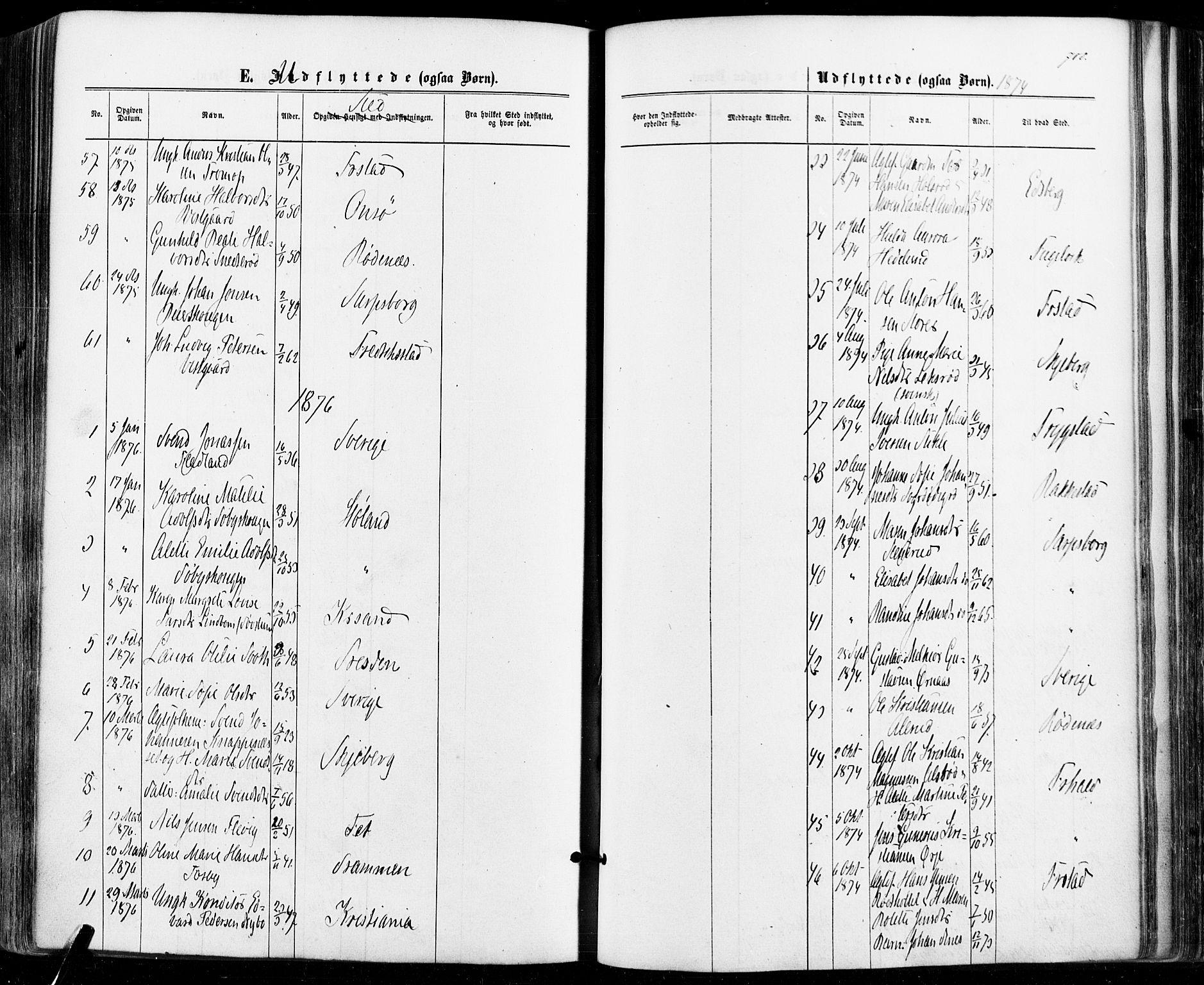 Aremark prestekontor Kirkebøker, AV/SAO-A-10899/F/Fc/L0004: Ministerialbok nr. III 4, 1866-1877, s. 707-708