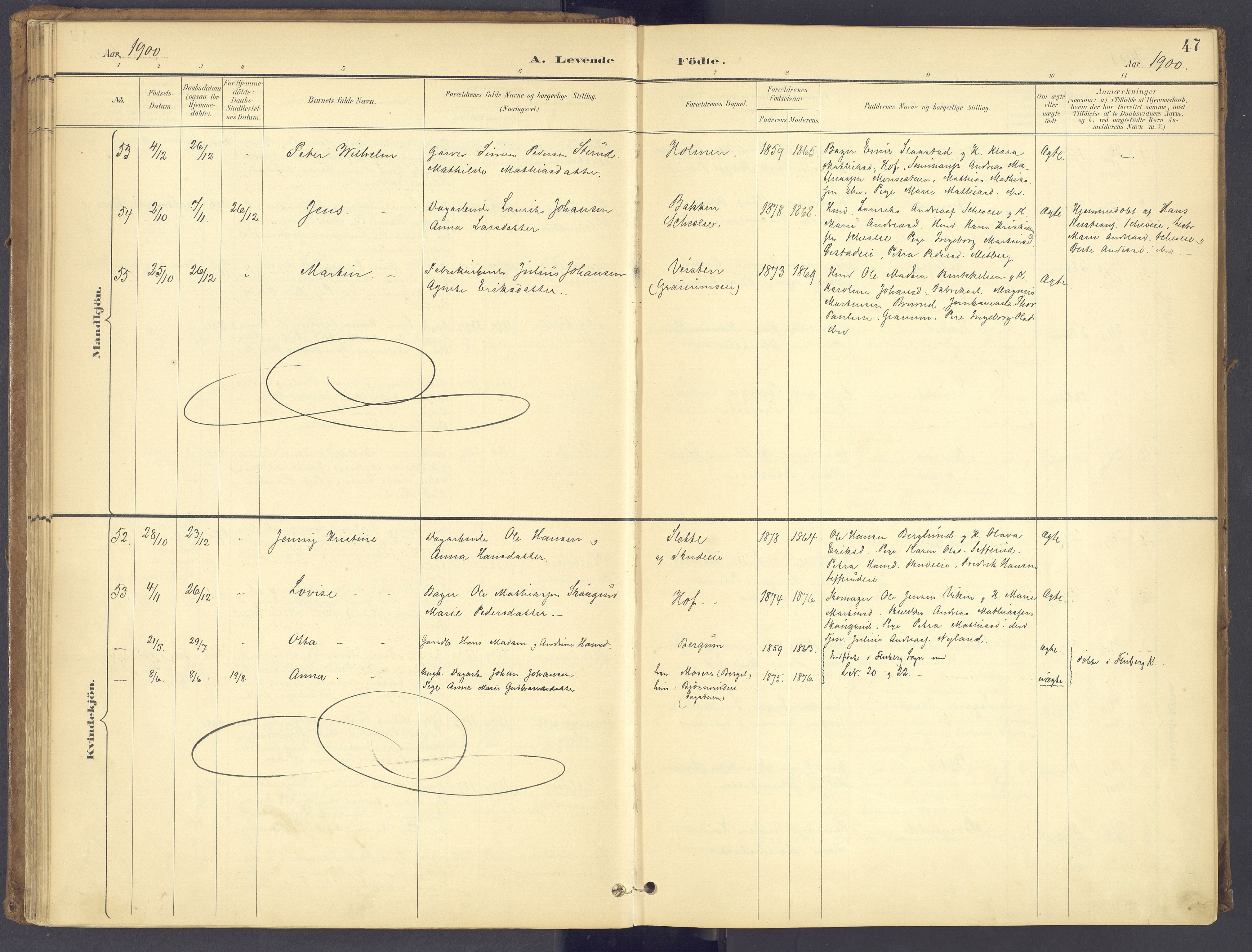 Søndre Land prestekontor, SAH/PREST-122/K/L0006: Ministerialbok nr. 6, 1895-1904, s. 47