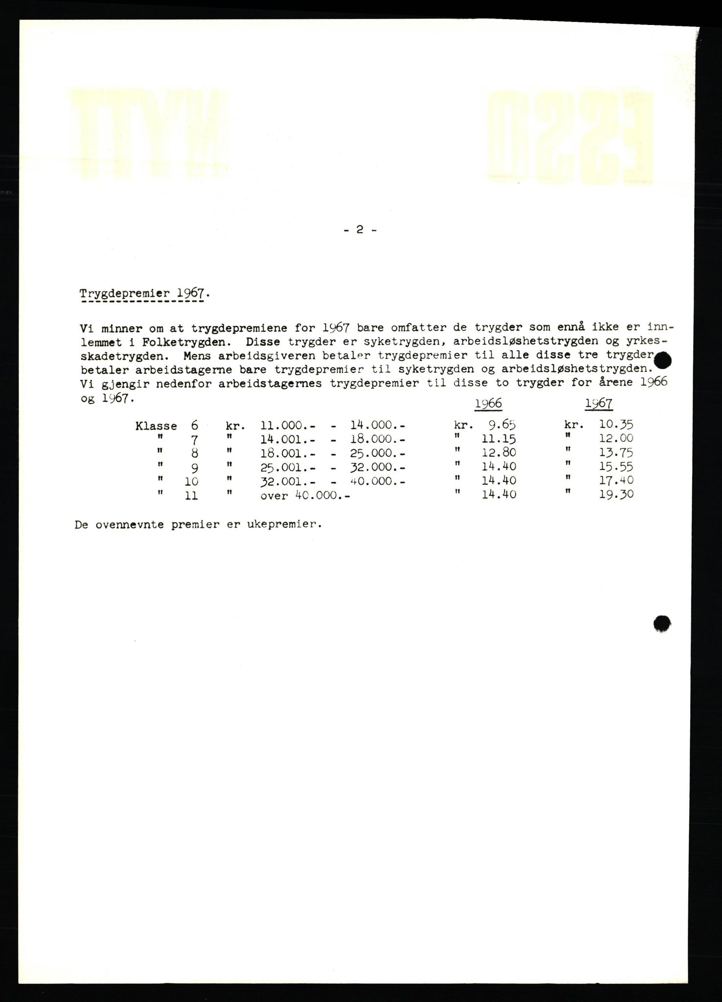 Pa 0982 - Esso Norge A/S, AV/SAST-A-100448/X/Xd/L0004: Esso Extra Nytt, 1963-1976