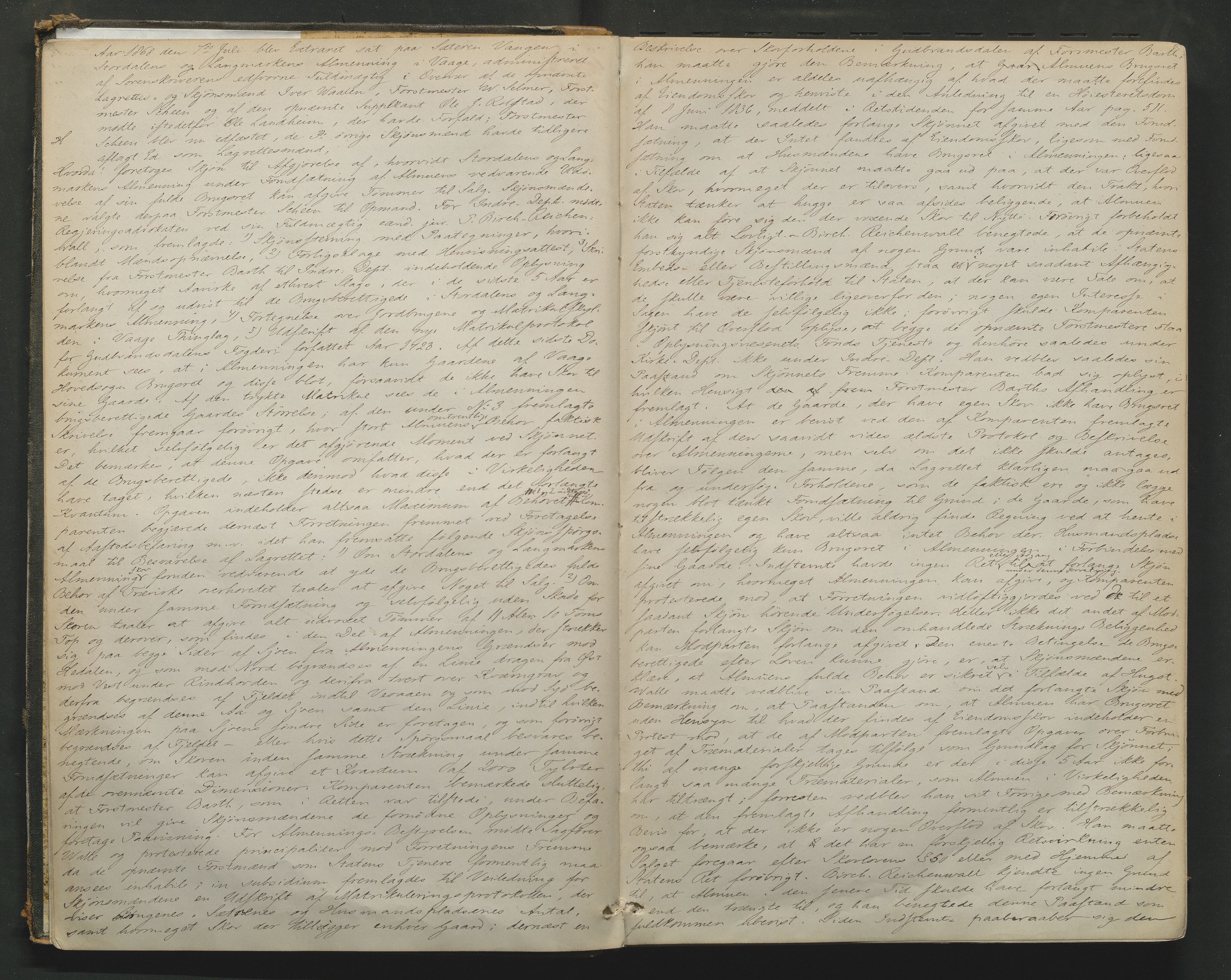 Nord-Gudbrandsdal tingrett, AV/SAH-TING-002/G/Gc/Gcb/L0003: Ekstrarettsprotokoll for åstedssaker, 1867-1876, s. 5b-6a