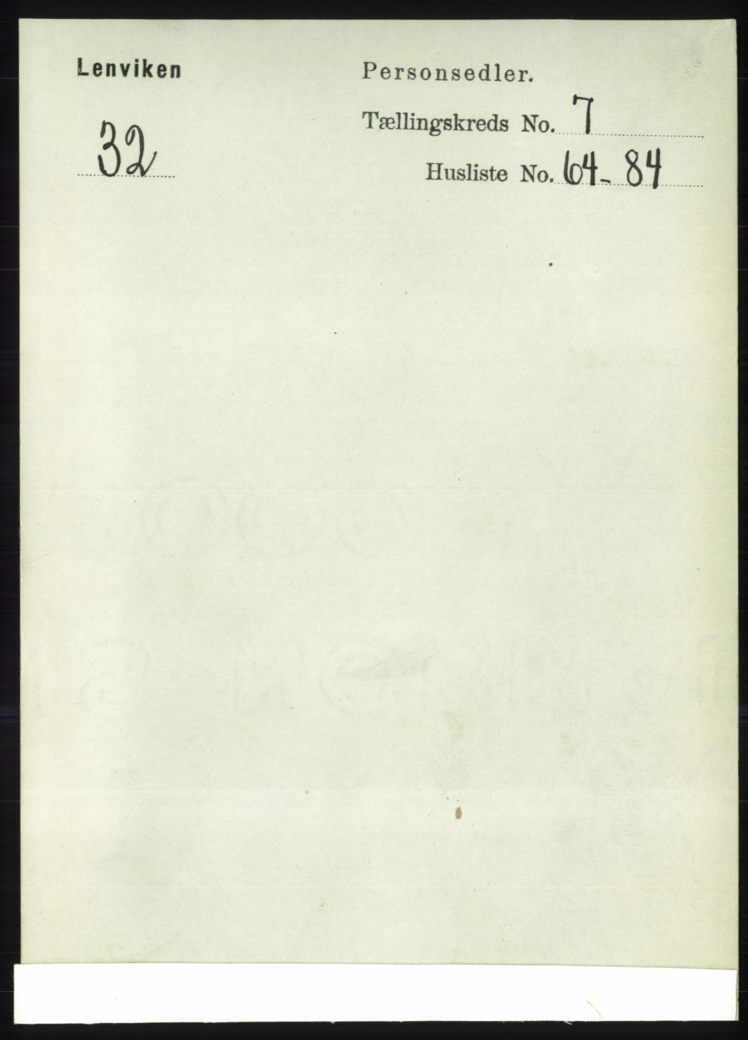 RA, Folketelling 1891 for 1931 Lenvik herred, 1891, s. 4167