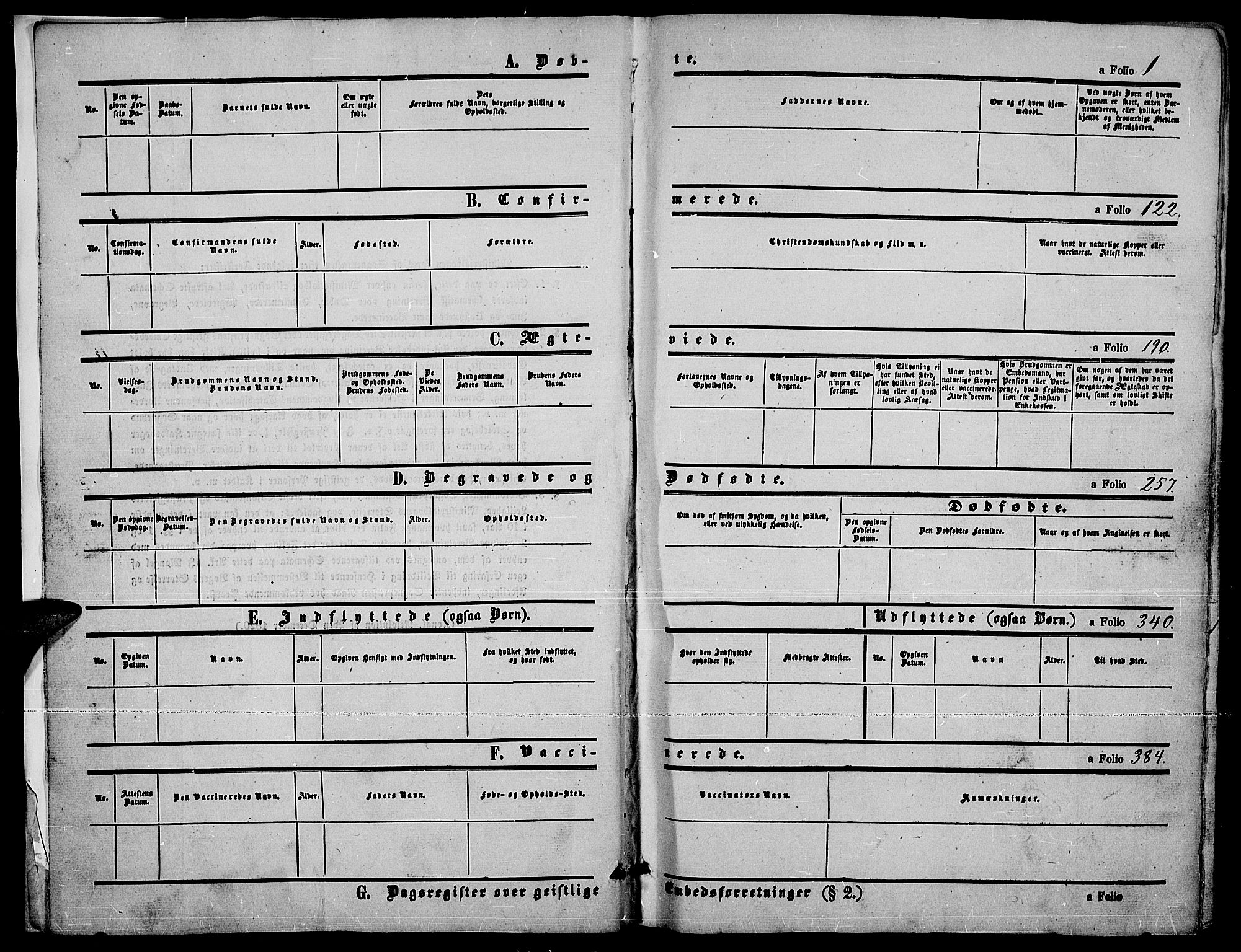 Nord-Fron prestekontor, SAH/PREST-080/H/Ha/Hab/L0003: Klokkerbok nr. 3, 1851-1886