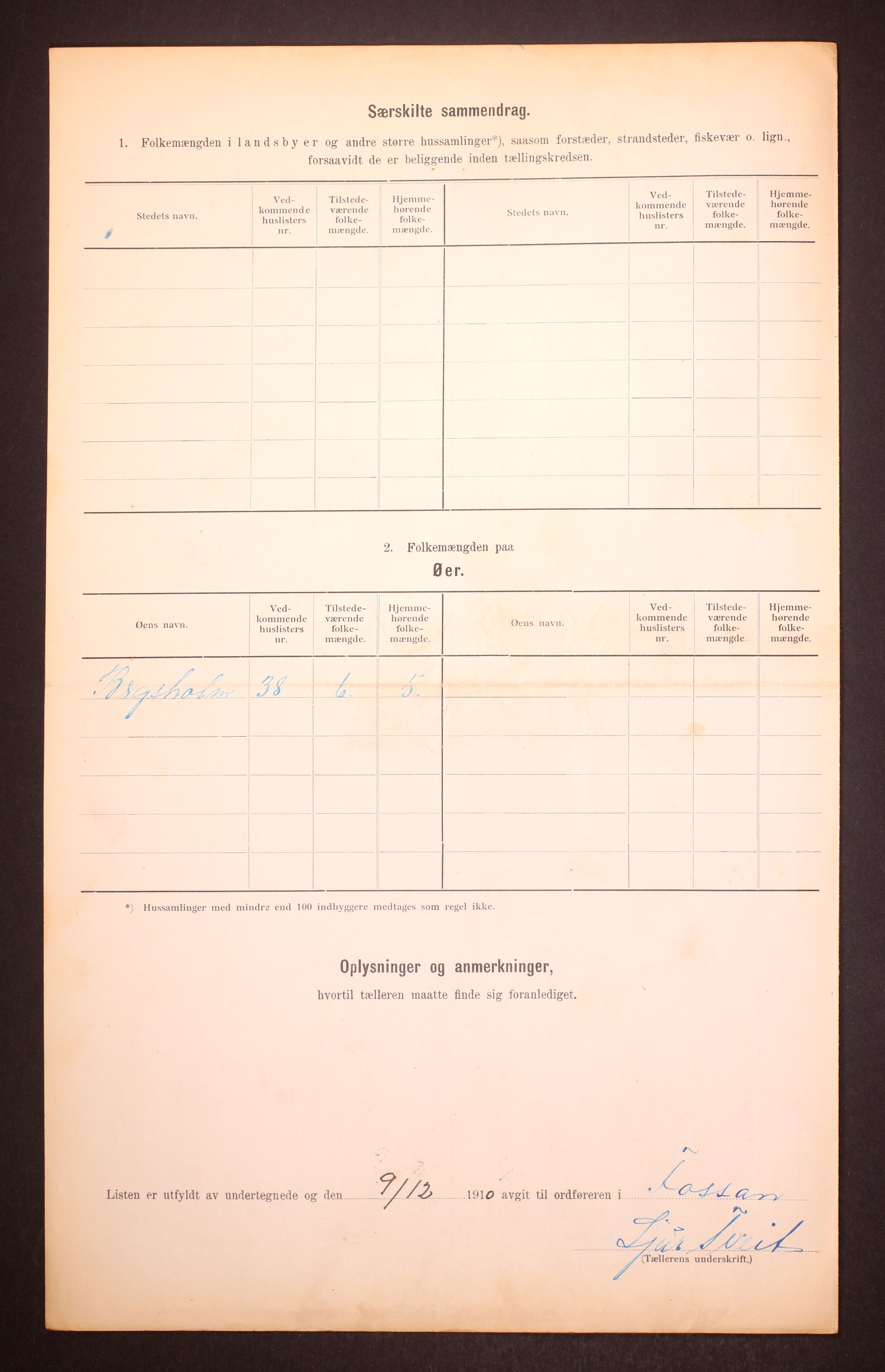 RA, Folketelling 1910 for 1129 Forsand herred, 1910, s. 6