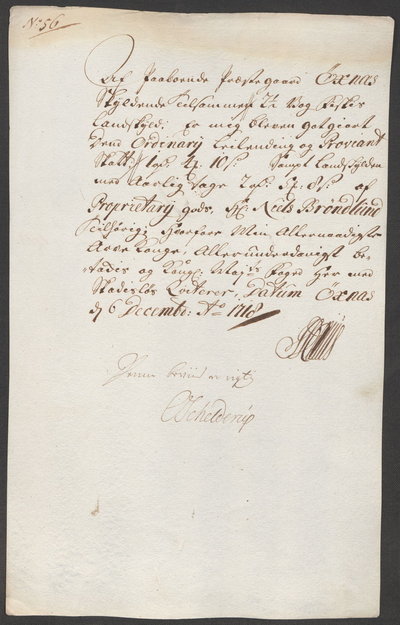 Rentekammeret inntil 1814, Reviderte regnskaper, Fogderegnskap, AV/RA-EA-4092/R67/L4684: Fogderegnskap Vesterålen, Andenes og Lofoten, 1718, s. 337