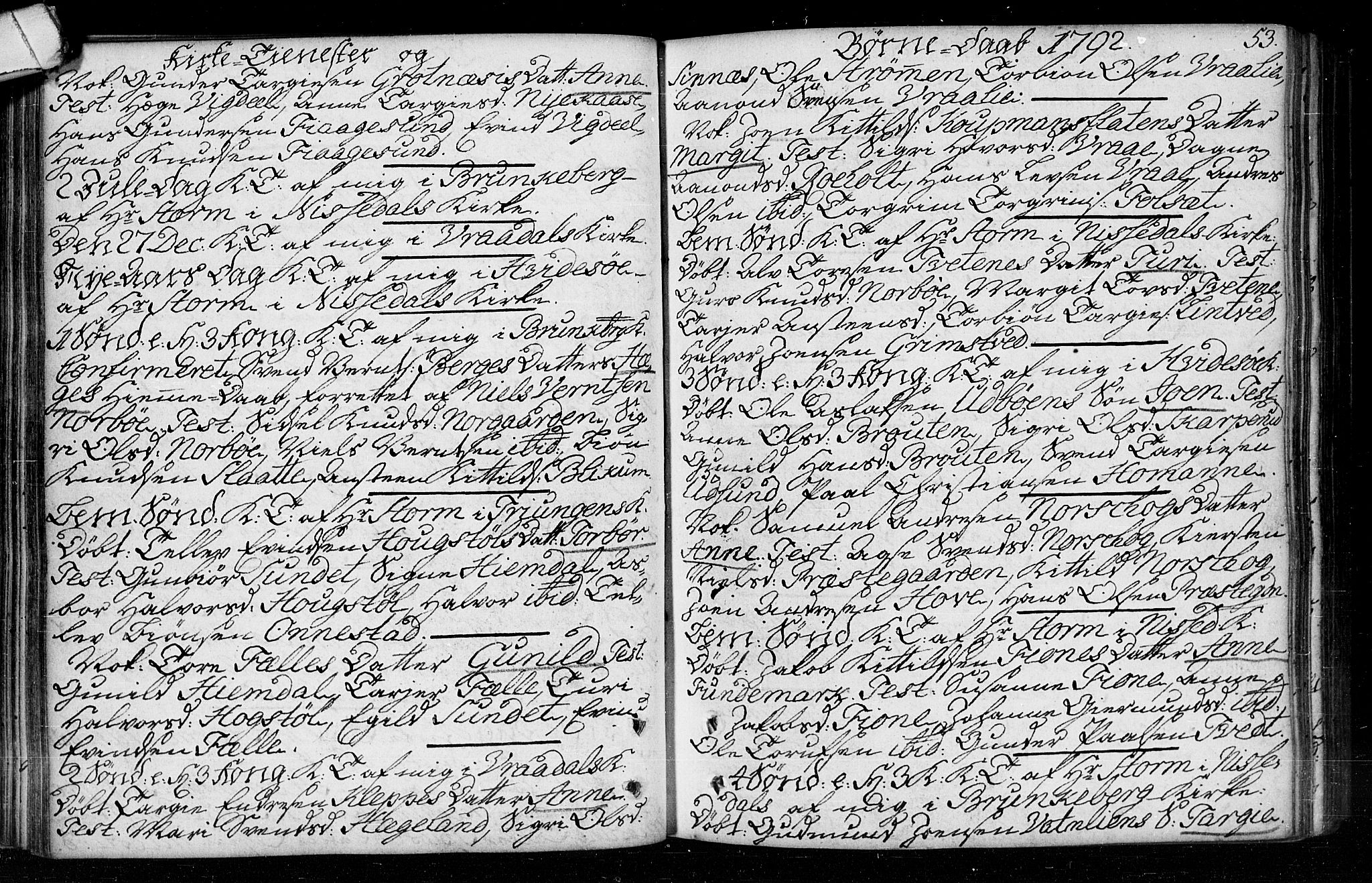 Kviteseid kirkebøker, SAKO/A-276/F/Fa/L0003: Ministerialbok nr. I 3, 1787-1799, s. 53
